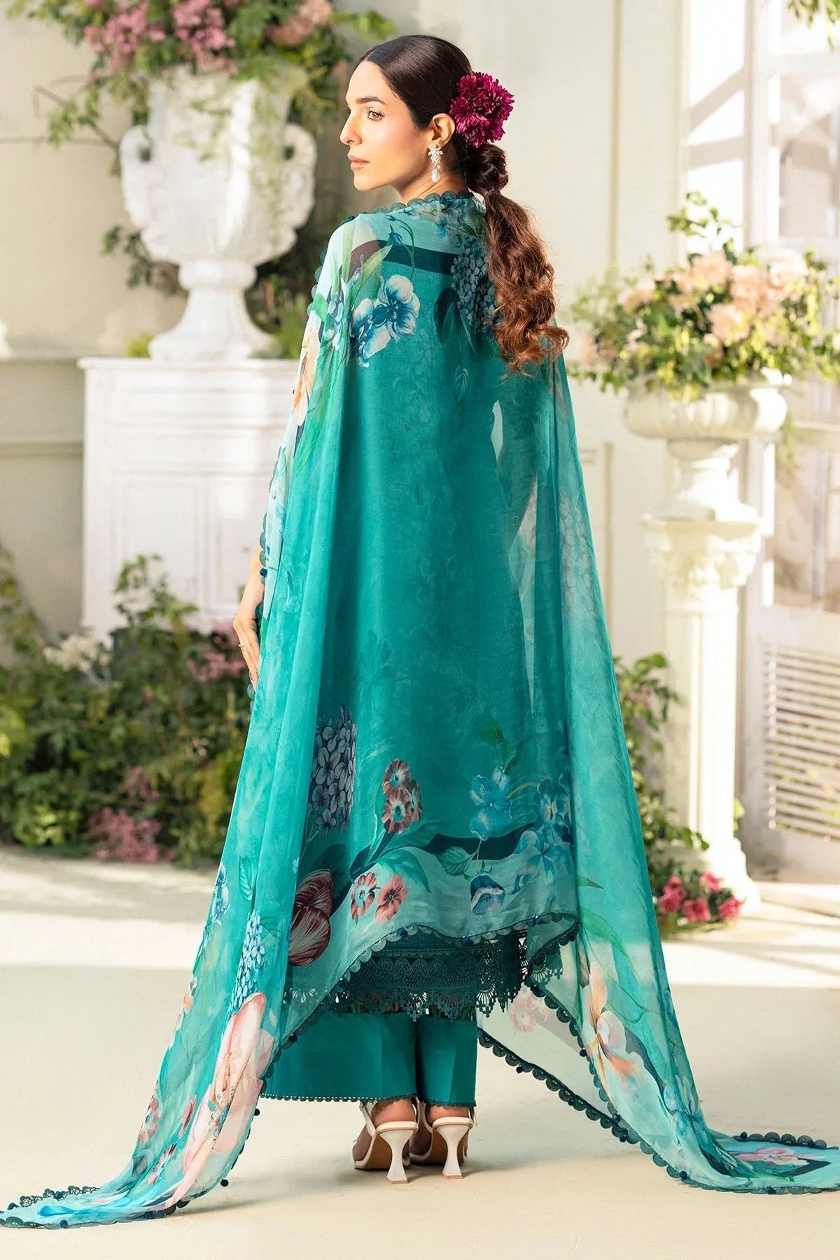 Motifz | Premium Lawn 25 | 5432-MARIGOLD - Aqsa Fabrics