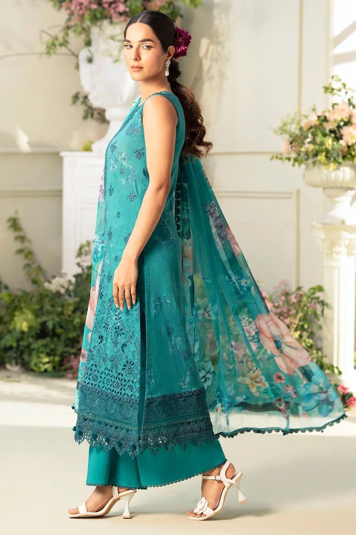Motifz | Premium Lawn 25 | 5432-MARIGOLD - Aqsa Fabrics