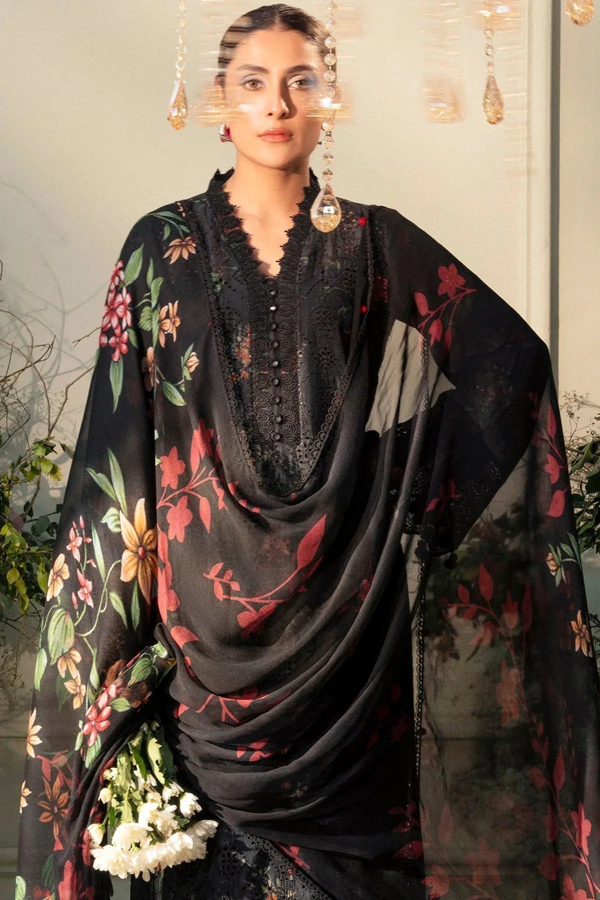 Motifz | Premium Lawn 25 | 5433-JASMINE - Aqsa Fabrics