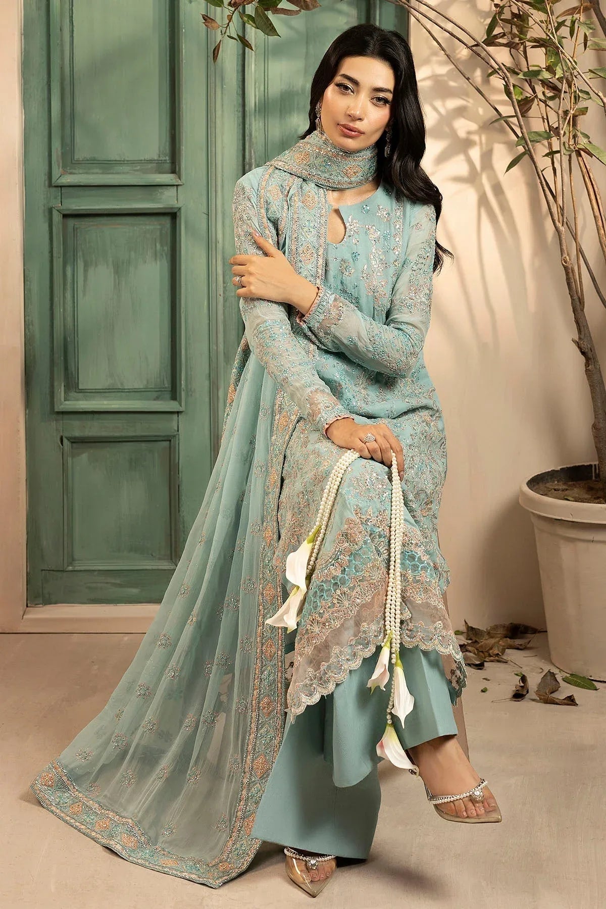 Motifz | Luxury Formal | 5574-FLORA - Aqsa Fabrics