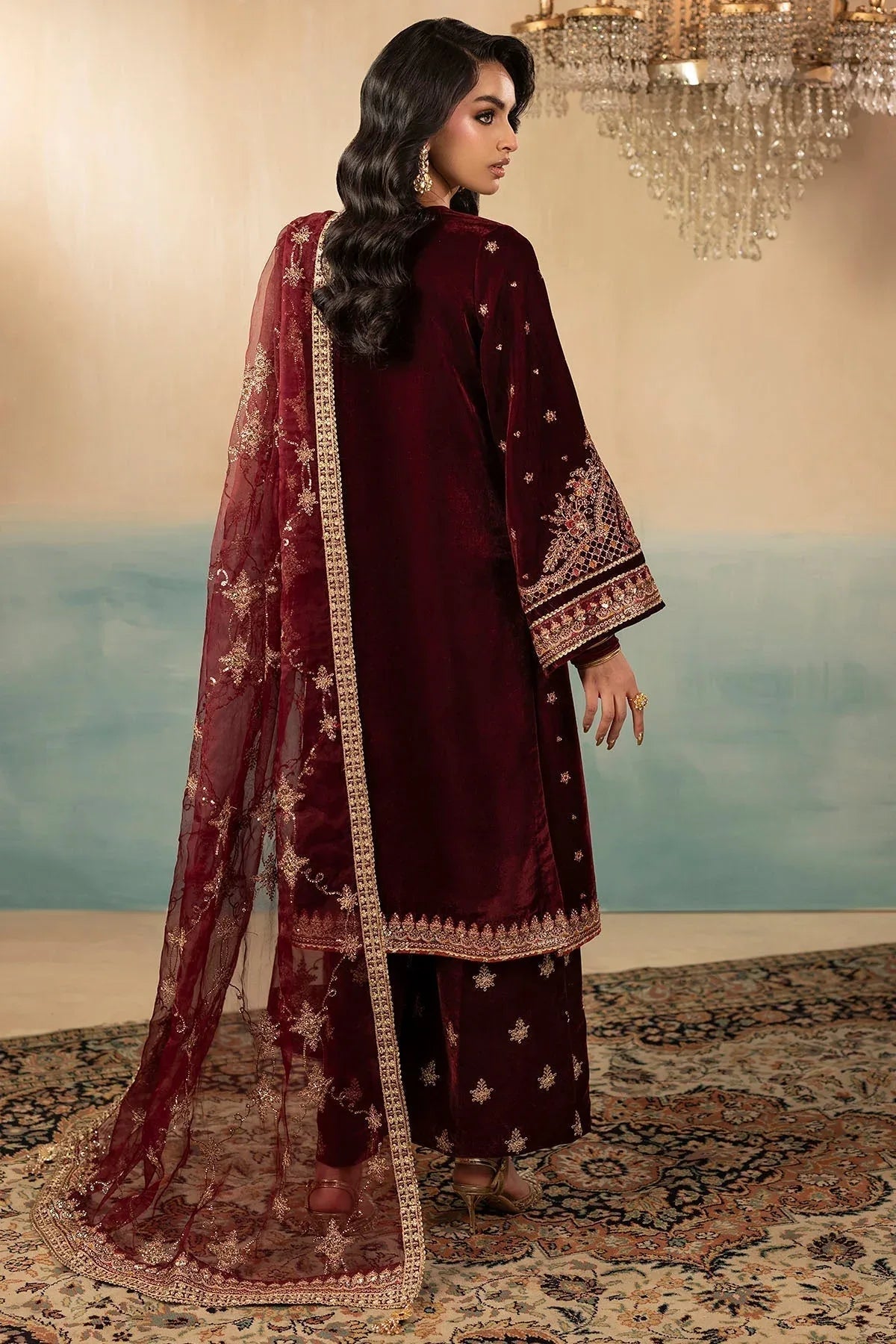 Motifz | Premium Winter 25 | 5667-SKY - Aqsa Fabrics