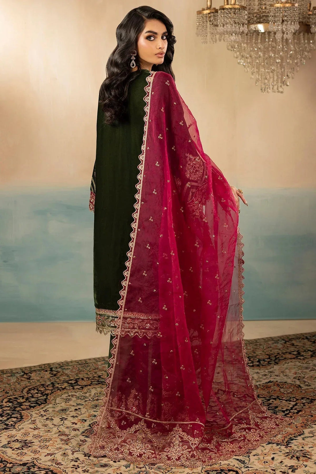 Motifz | Premium Winter 25 | 5669-SAGE - Aqsa Fabrics