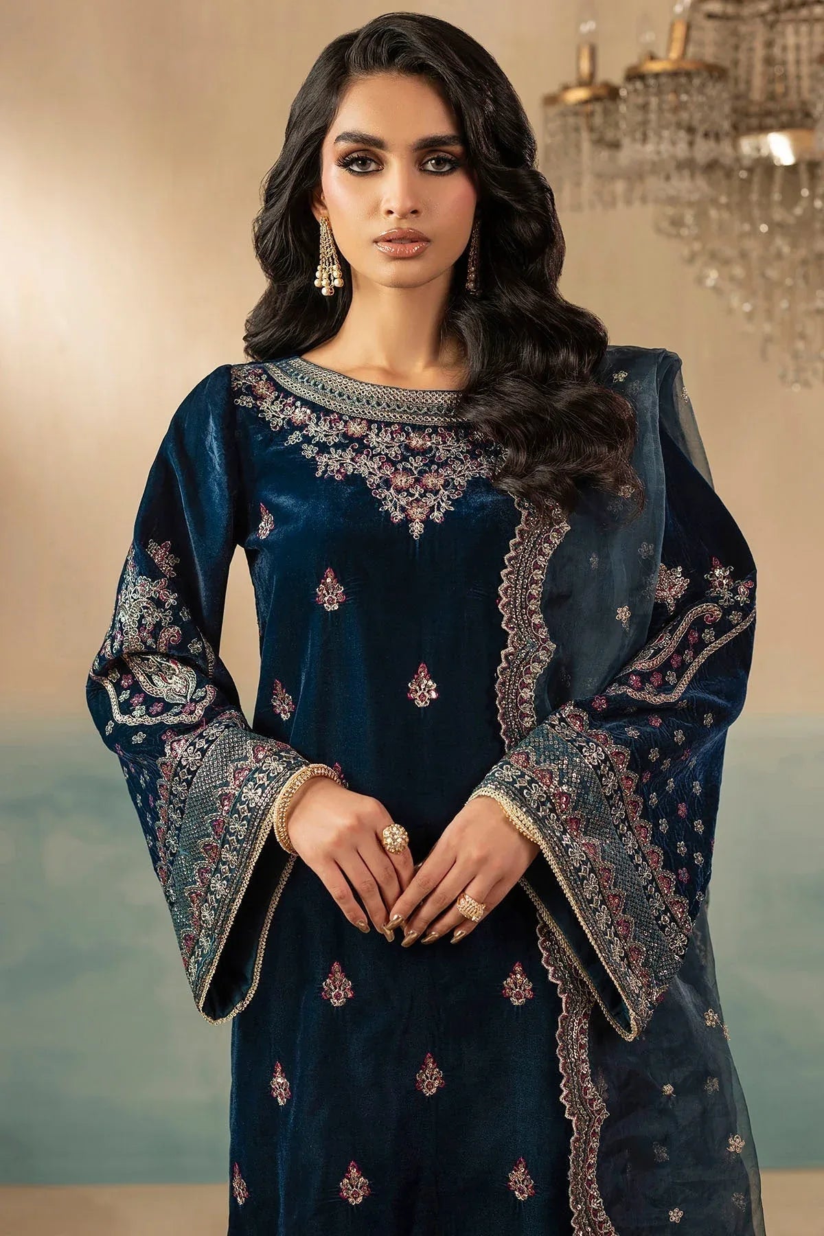 Motifz | Premium Winter 25 | 5671-STORM - Aqsa Fabrics