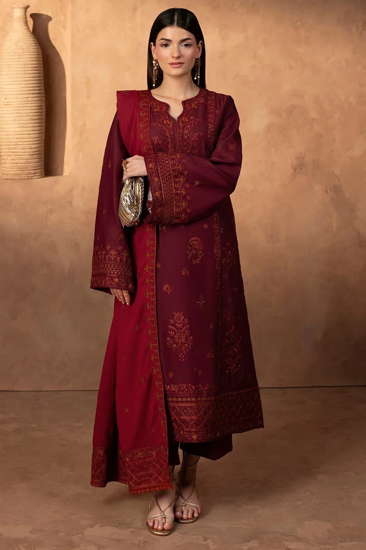 Motifz | Premium Winter 25 | 5676-SHADDOW - Aqsa Fabrics