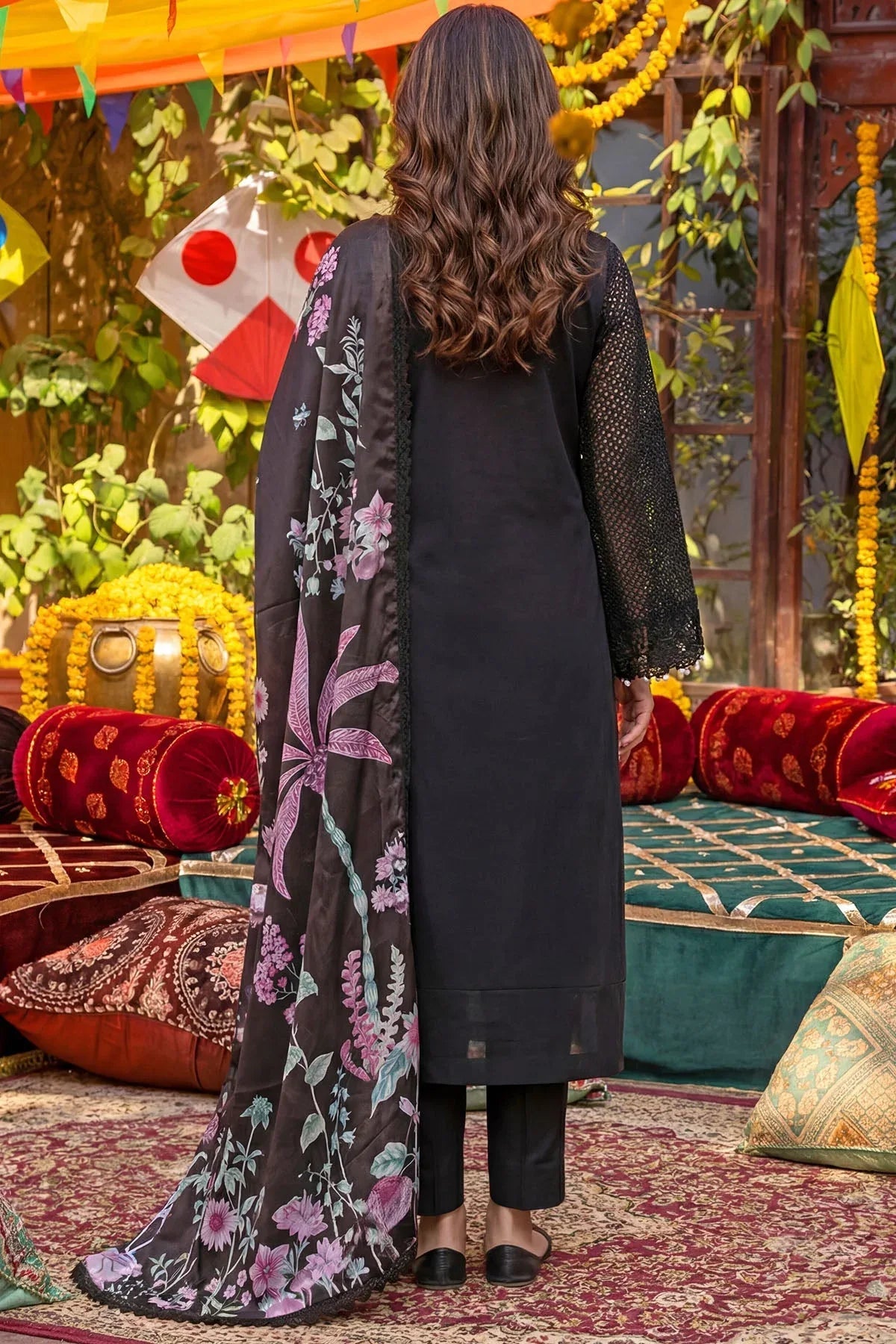 5925-DANDELION EMBROIDERED LAWN UNSTITCHED