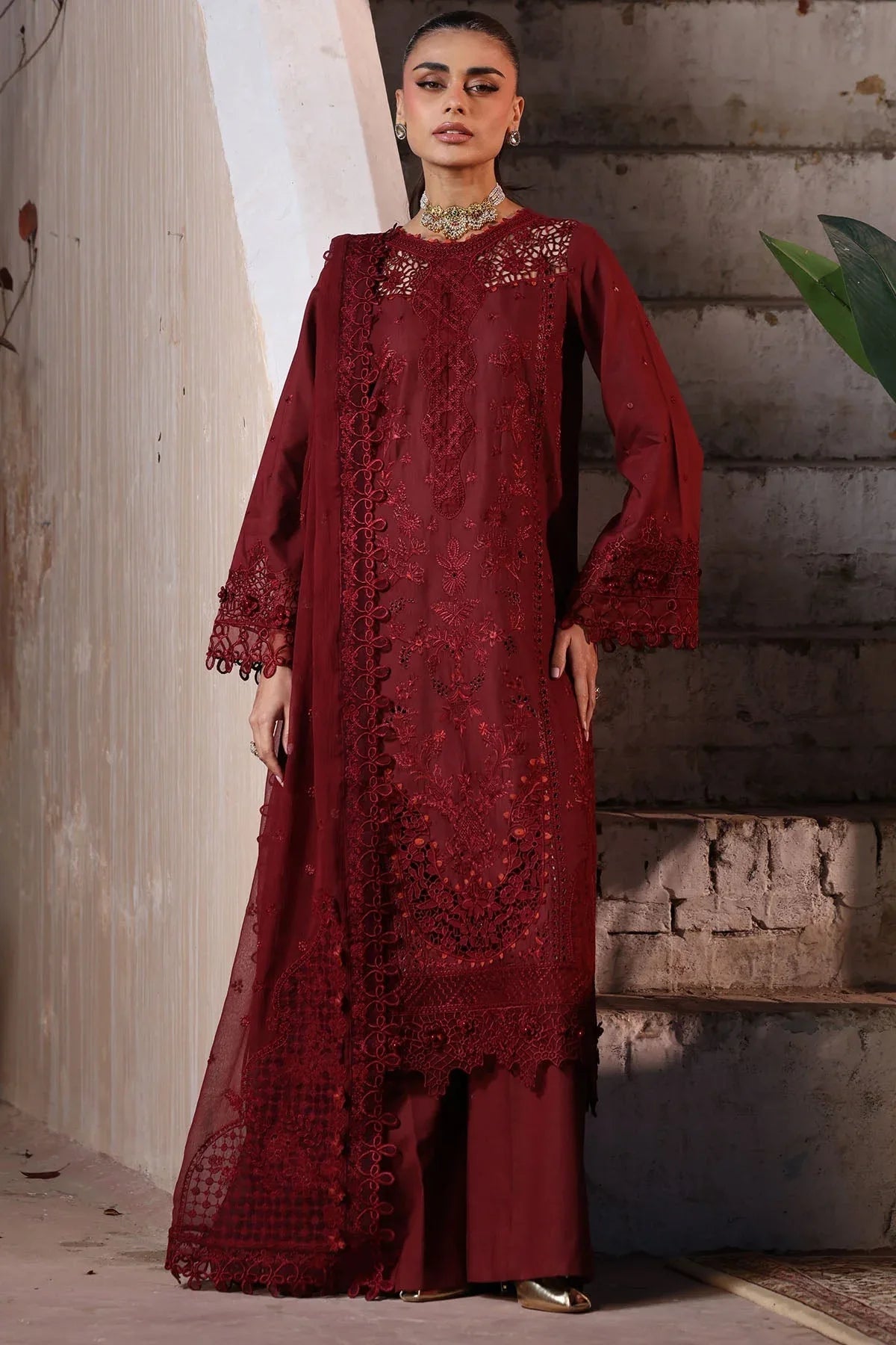 5936-CATALINA EMBROIDERED LAWN UNSTITCHED