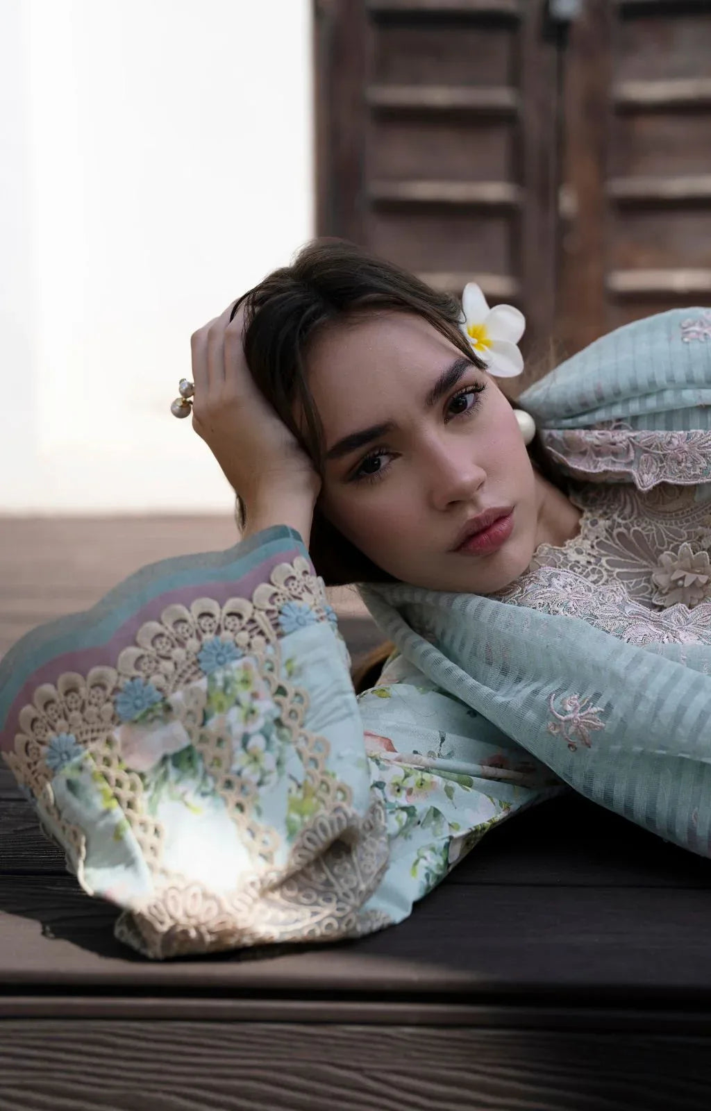 AJR Couture | Printakari Lawn 25 | Myrtle - Aqsa Fabrics