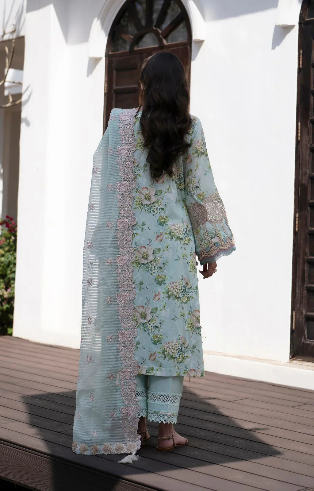 AJR Couture | Printakari Lawn 25 | Myrtle - Aqsa Fabrics