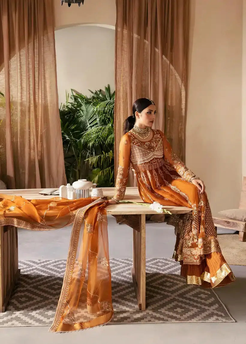 Mahum Asad | Lamhay Wedding Formals 23 | Kesari - Aqsa Fabrics