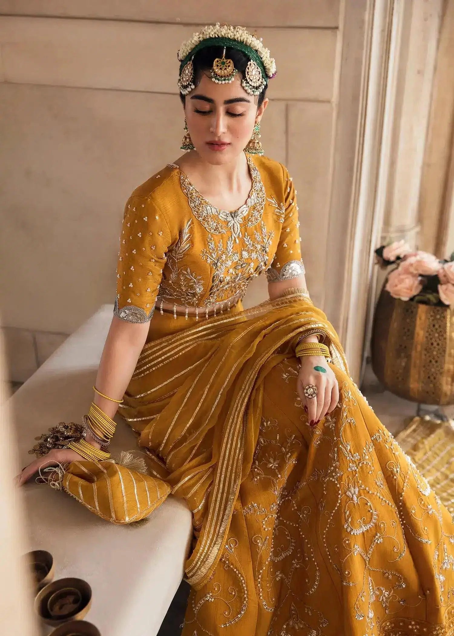 Mahum Asad | Gul Posh Luxury Formals 23 | Nazneen - Aqsa Fabrics