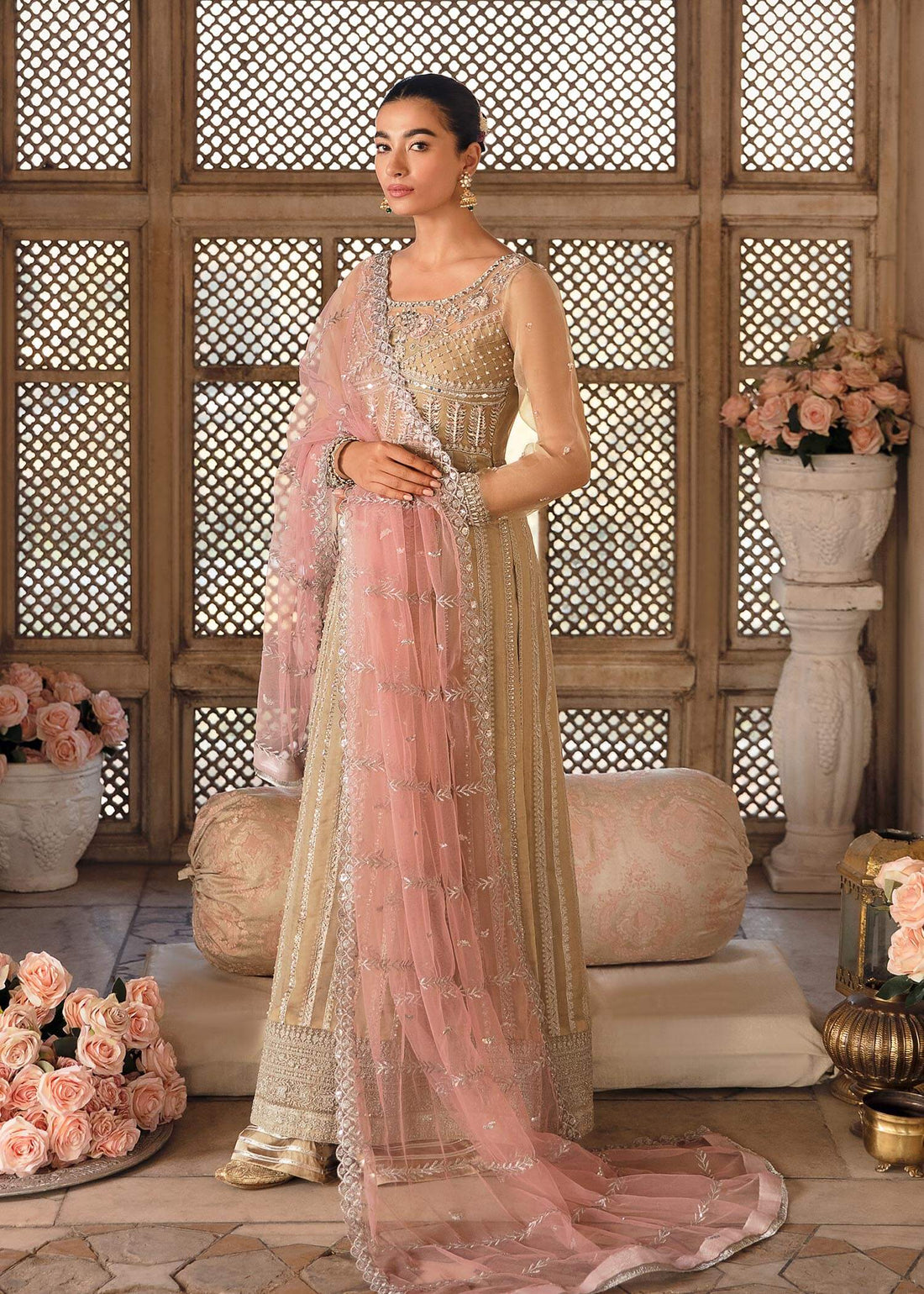Mahum Asad | Gul Posh Luxury Formals 23 | Mahgul - Aqsa Fabrics