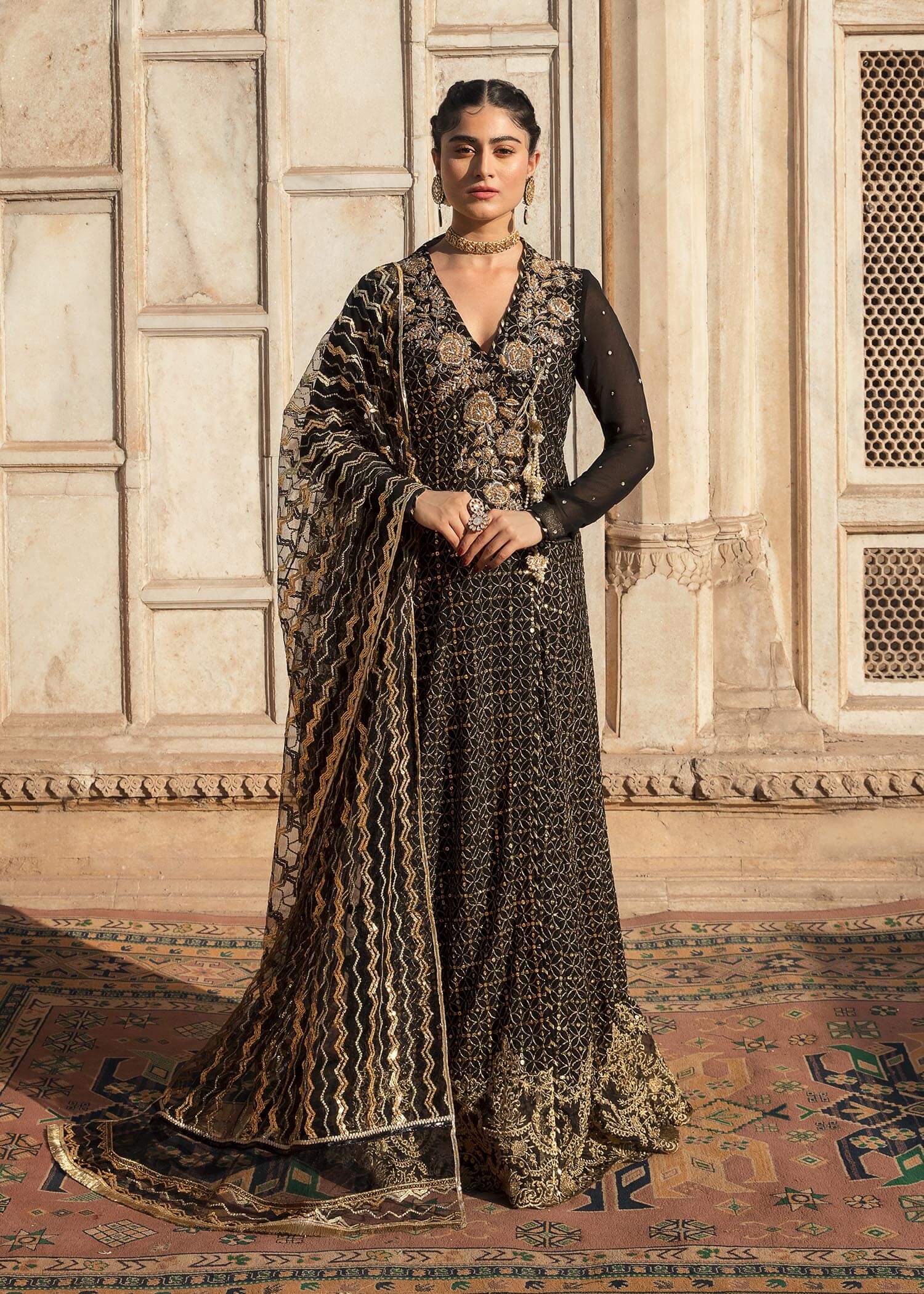 Mahum Asad | Gul Posh Luxury Formals 23 | Chiraagh - Aqsa Fabrics