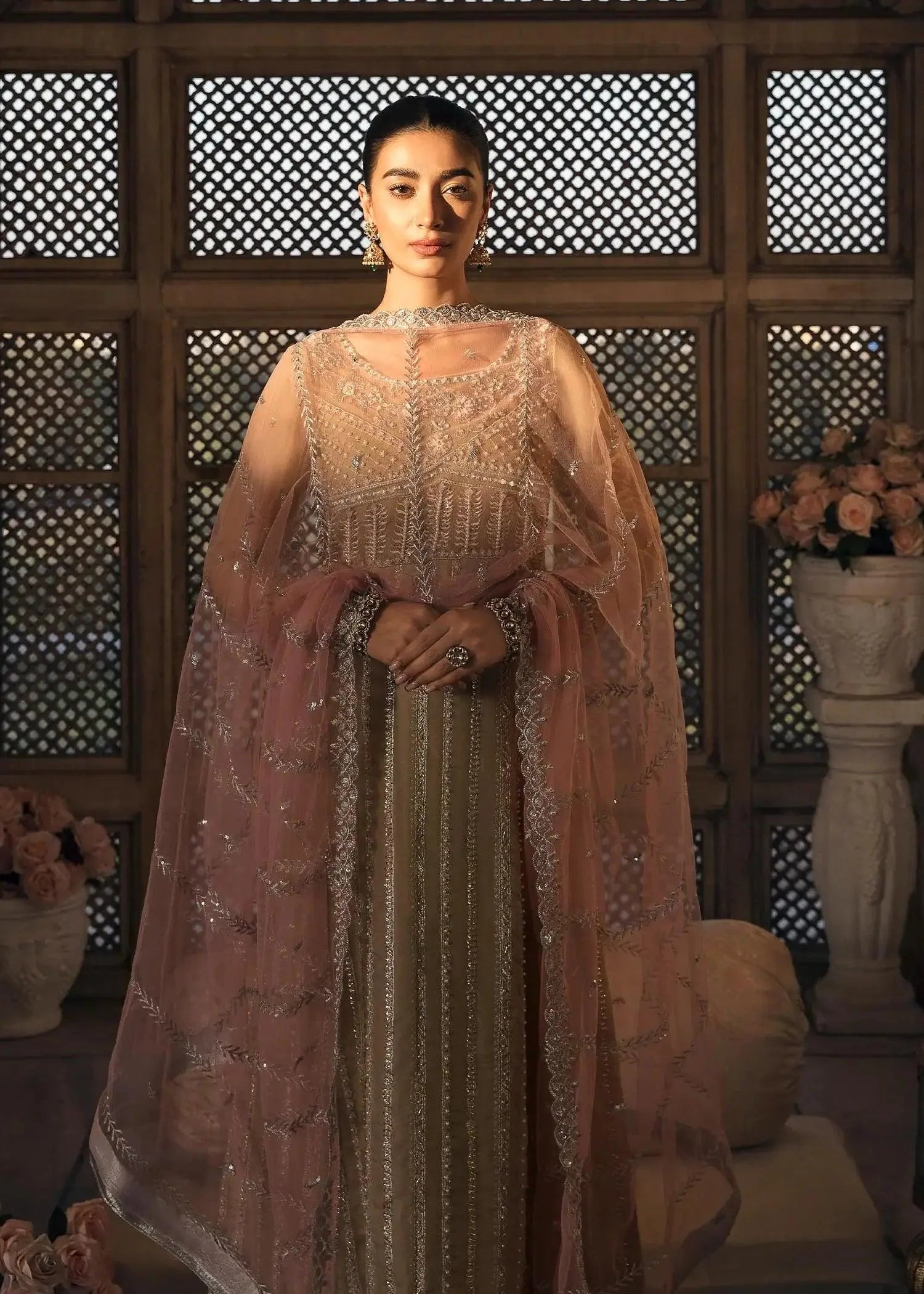 Mahum Asad | Gul Posh Luxury Formals 23 | Mahgul - Aqsa Fabrics