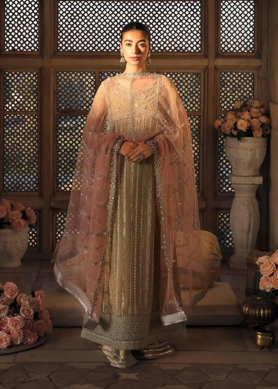 Mahum Asad | Gul Posh Luxury Formals 23 | Mahgul - Aqsa Fabrics