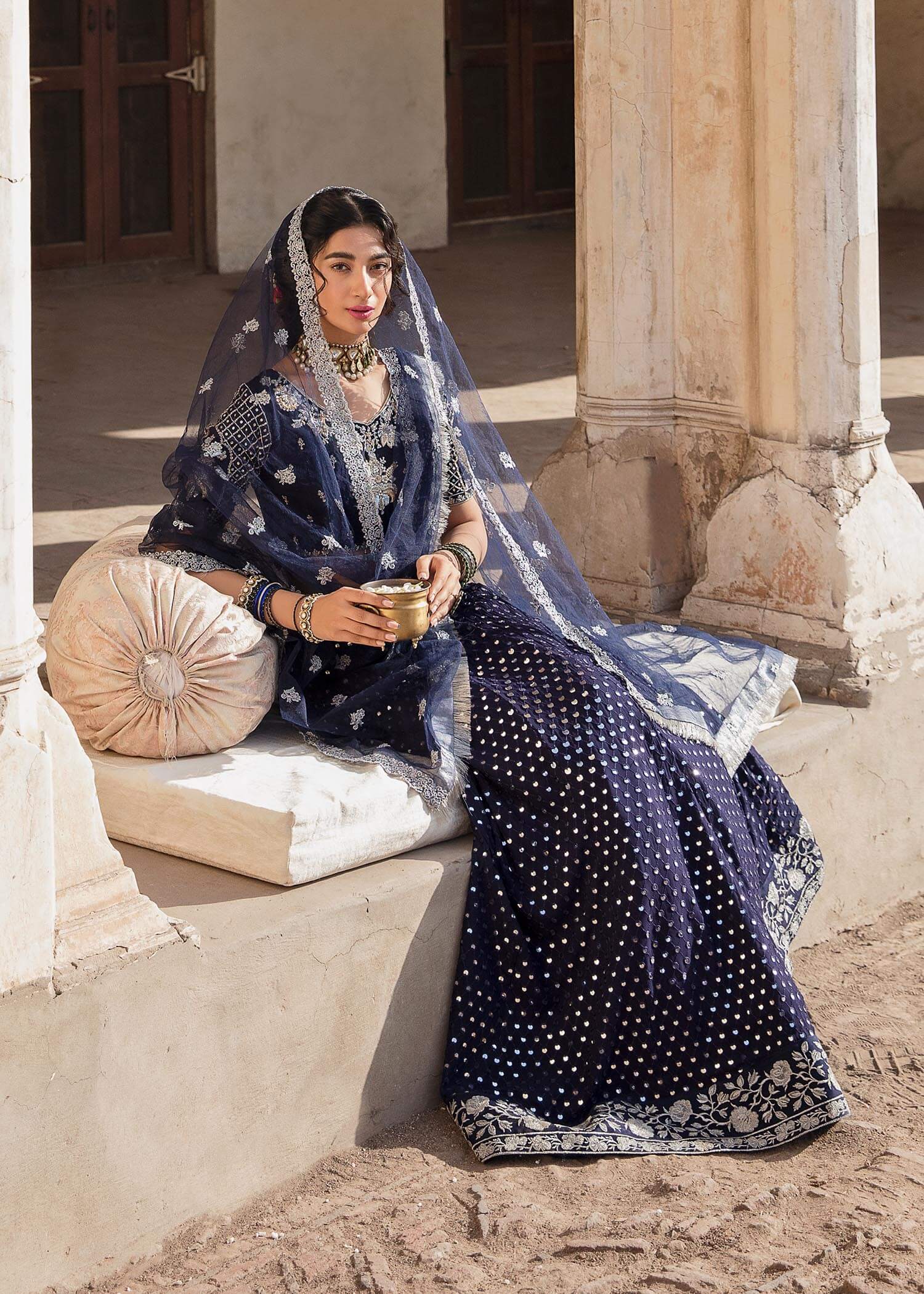 Mahum Asad | Gul Posh Luxury Formals 23 | Aaraish - Aqsa Fabrics