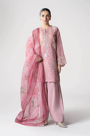 Maria B | Basics RTW | 3 Pc Embroidered Dobby Suit | MB-CS25-145 - Aqsa Fabrics