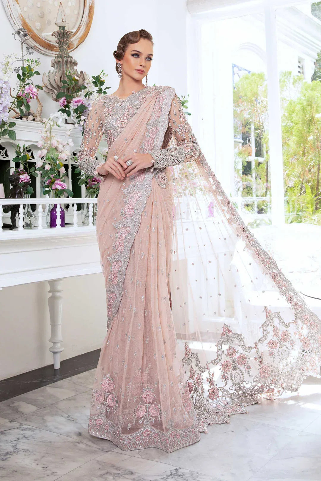 Maria B | Bridal Couture | Dahlia - Aqsa Fabrics