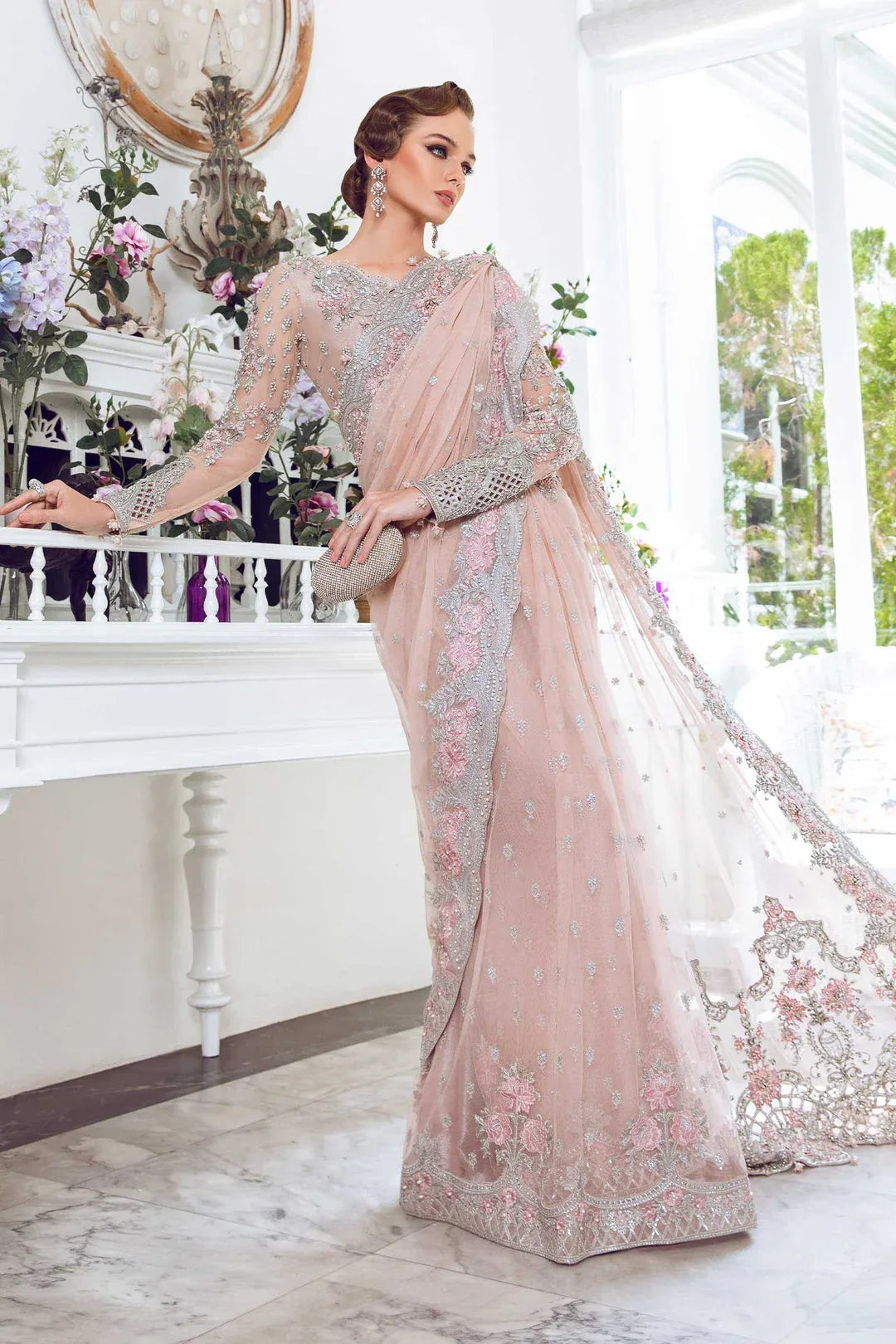 Maria B | Bridal Couture | Dahlia - Aqsa Fabrics