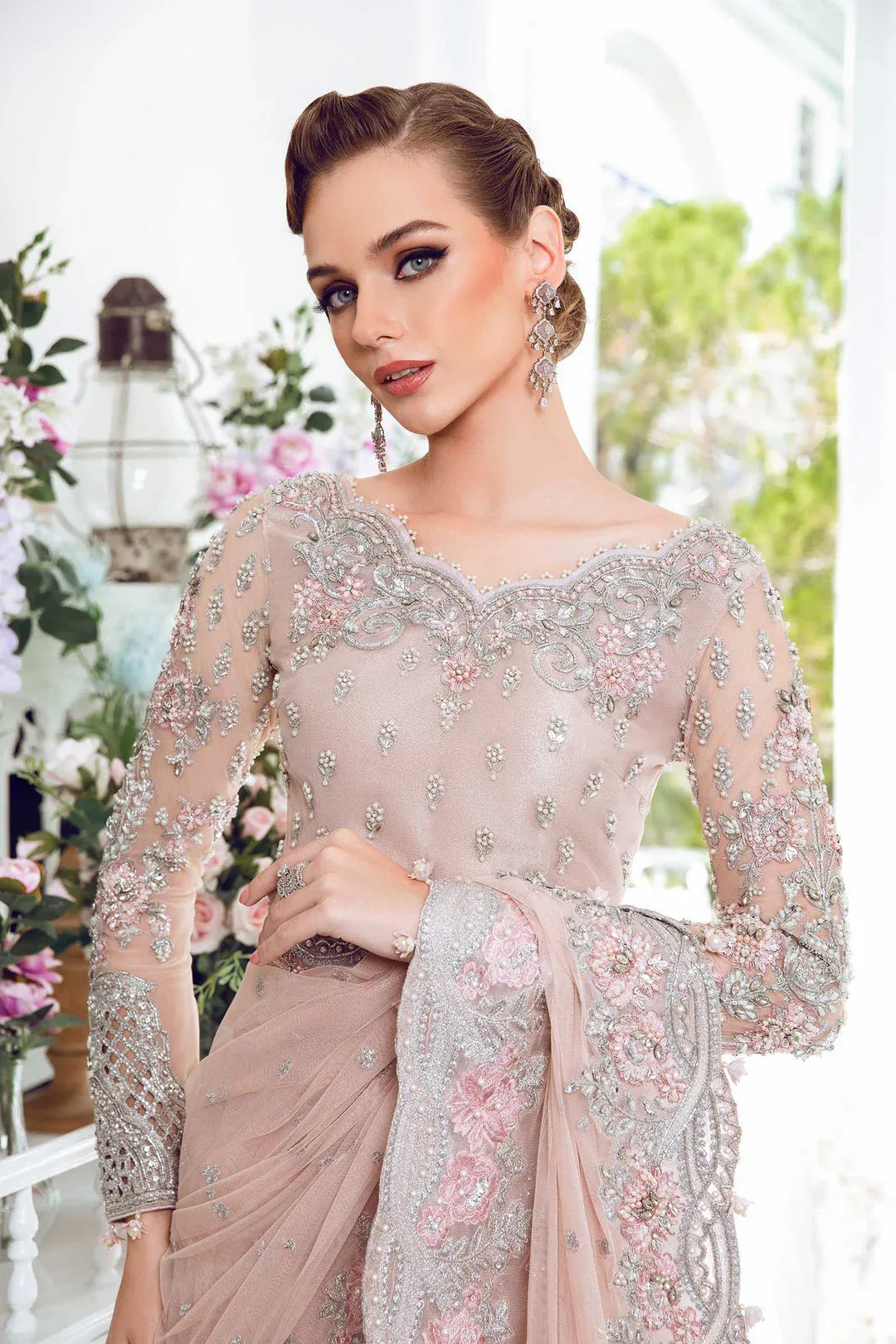 Maria B | Bridal Couture | Dahlia - Aqsa Fabrics