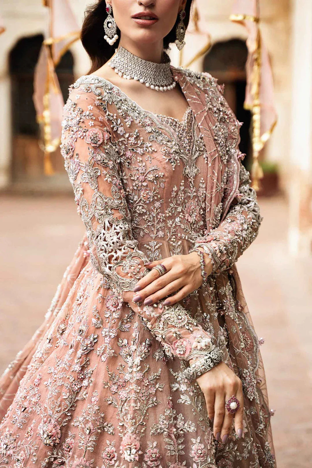 Maria B | Bridal Couture | Diyora - Aqsa Fabrics