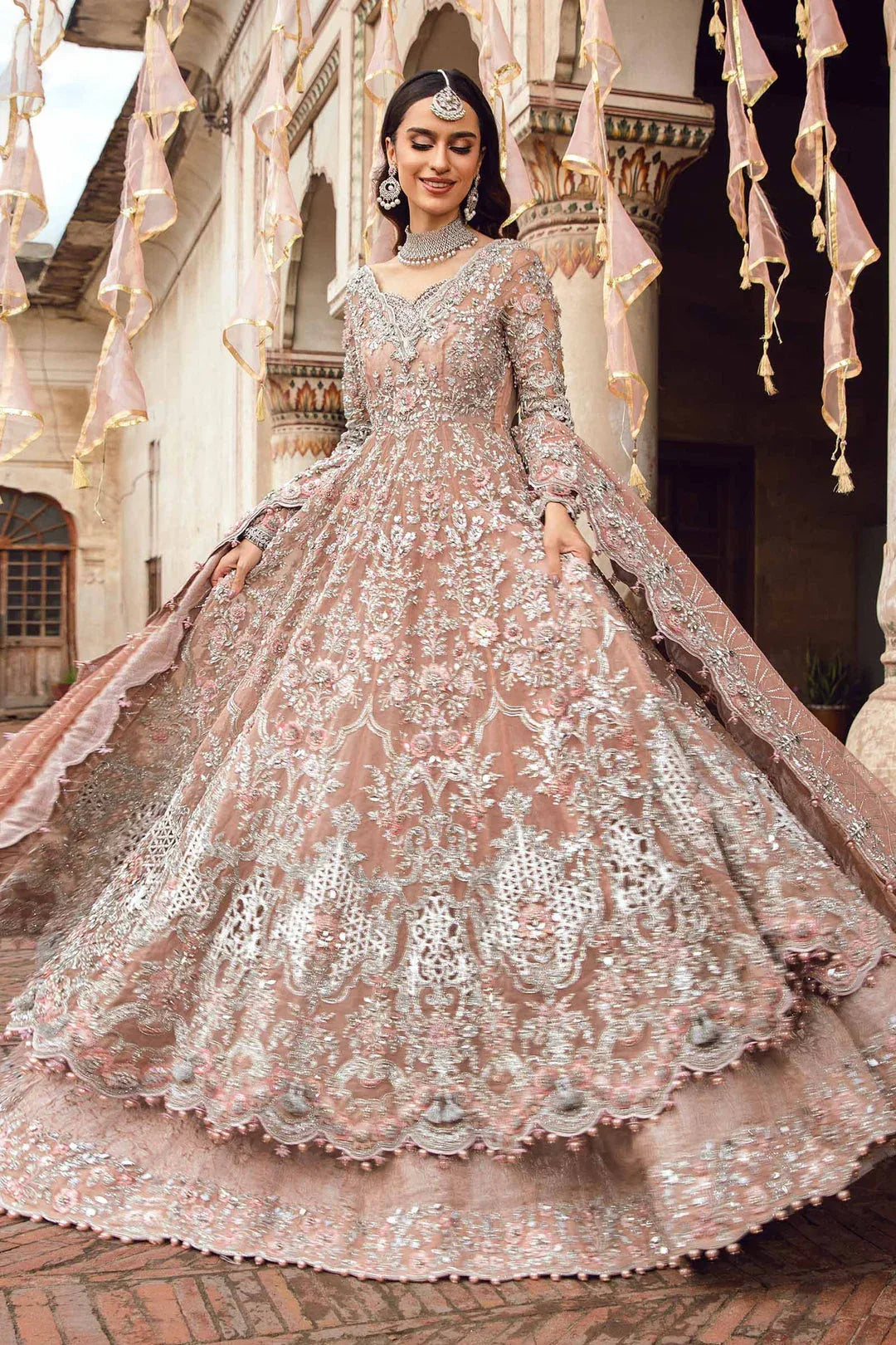 Maria B | Bridal Couture | Diyora - Aqsa Fabrics