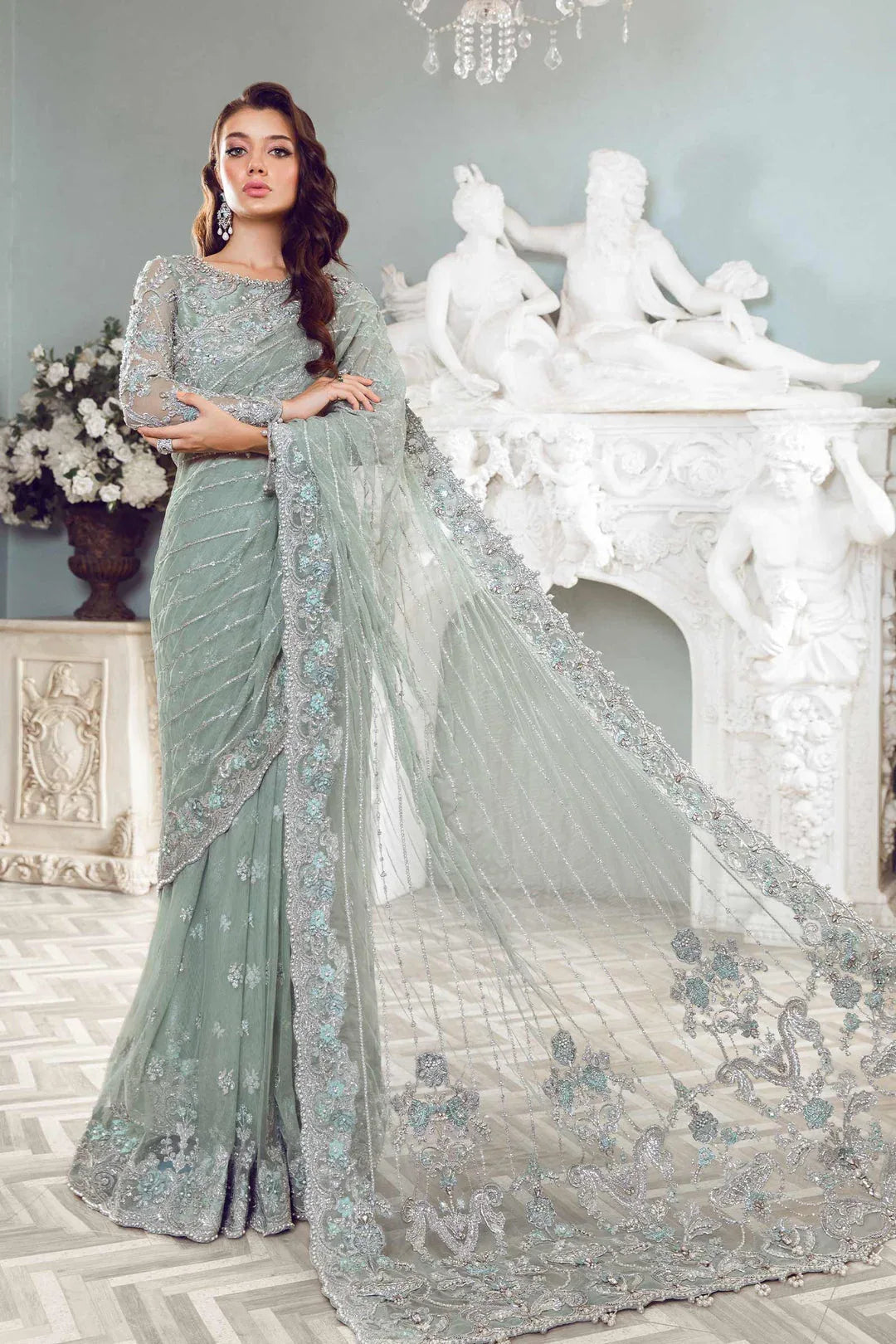 Maria B | Bridal Couture | Helene - Aqsa Fabrics