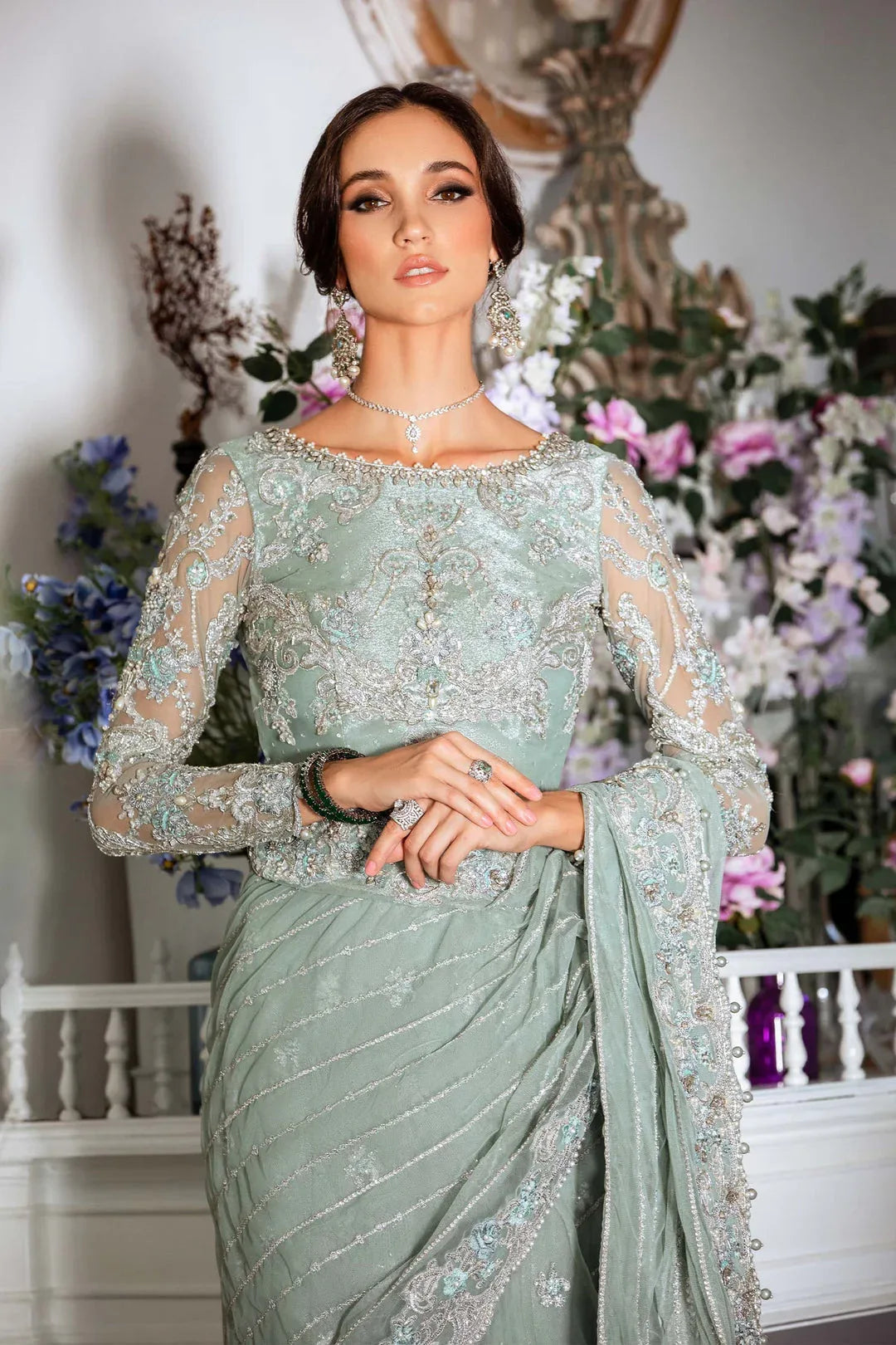 Maria B | Bridal Couture | Helene - Aqsa Fabrics