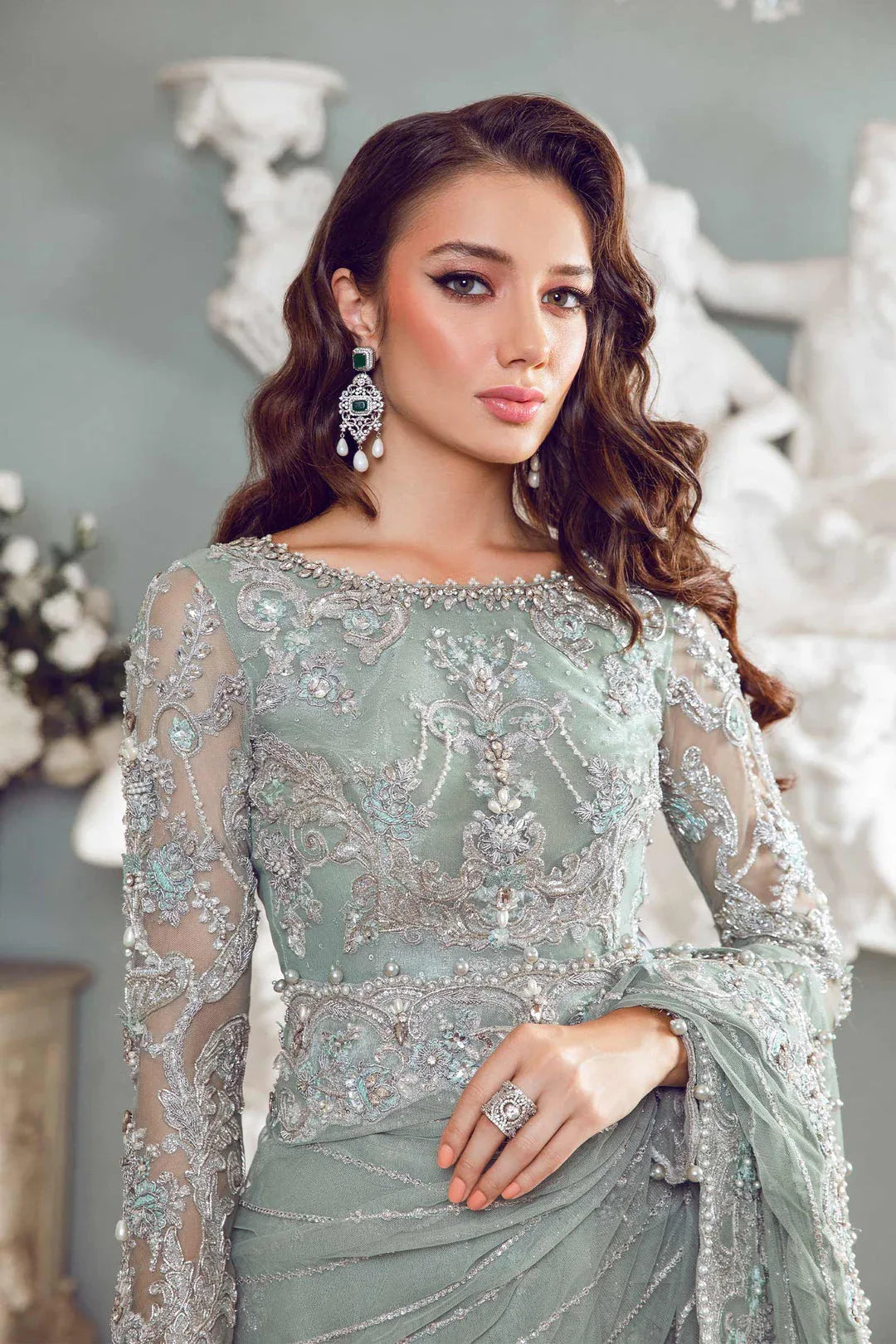 Maria B | Bridal Couture | Helene - Aqsa Fabrics
