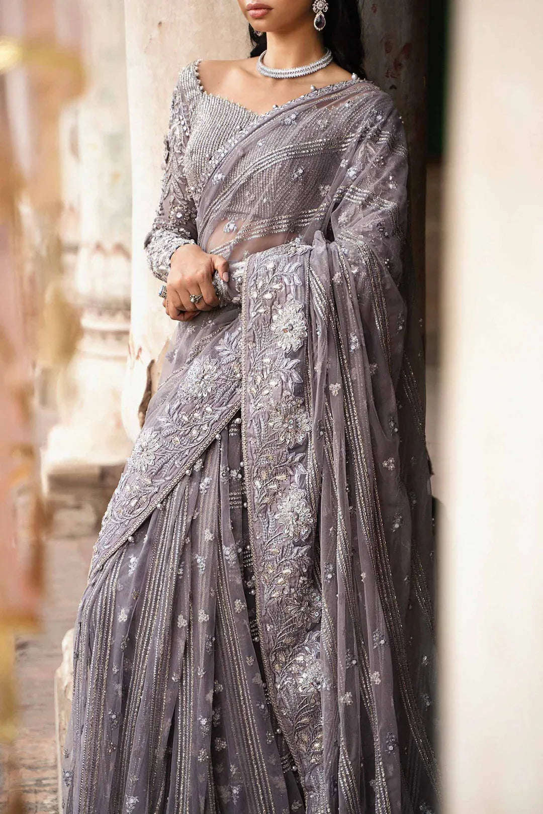 Maria B | Bridal Couture | Ifora - Aqsa Fabrics