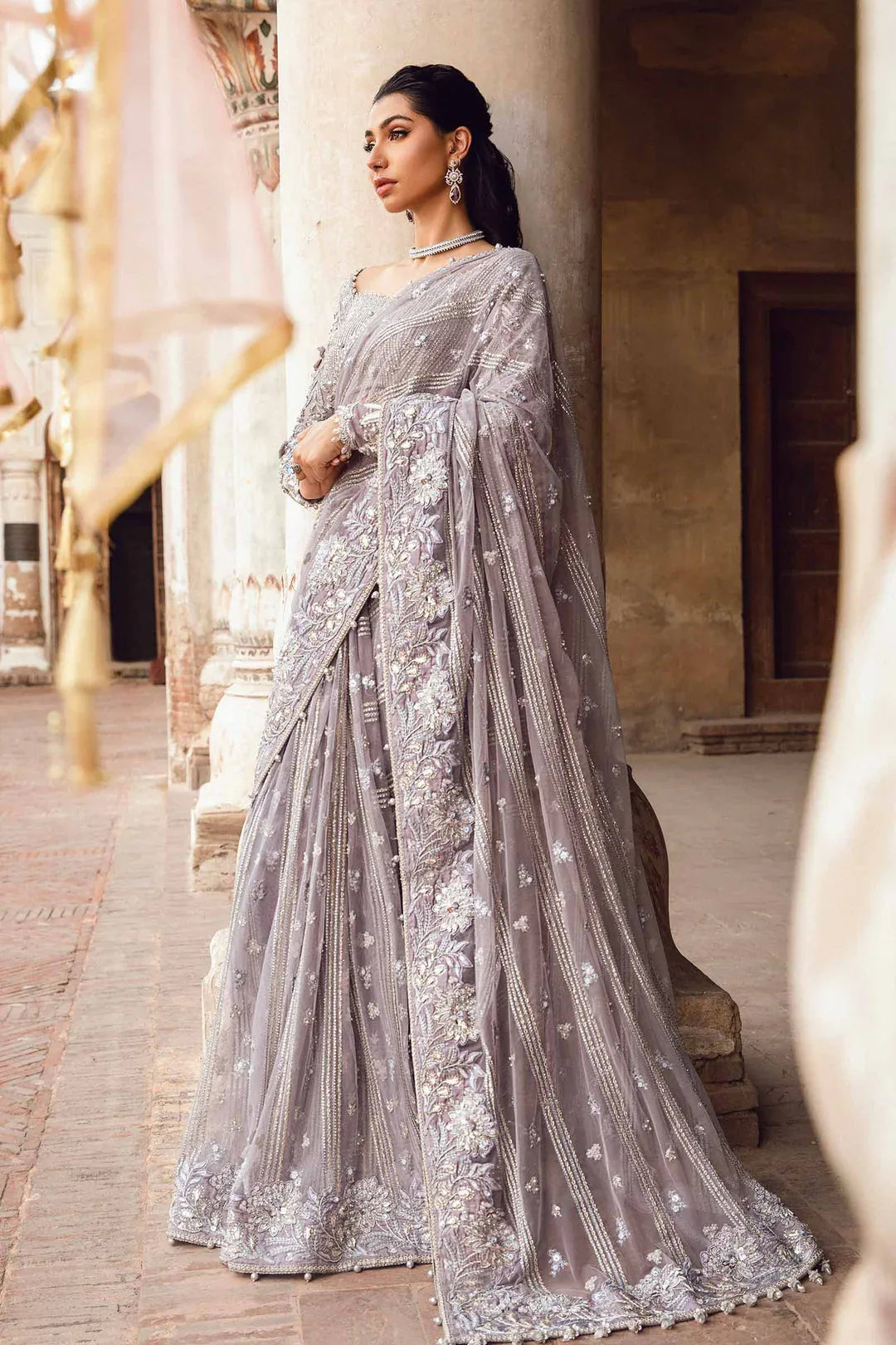 Maria B | Bridal Couture | Ifora - Aqsa Fabrics