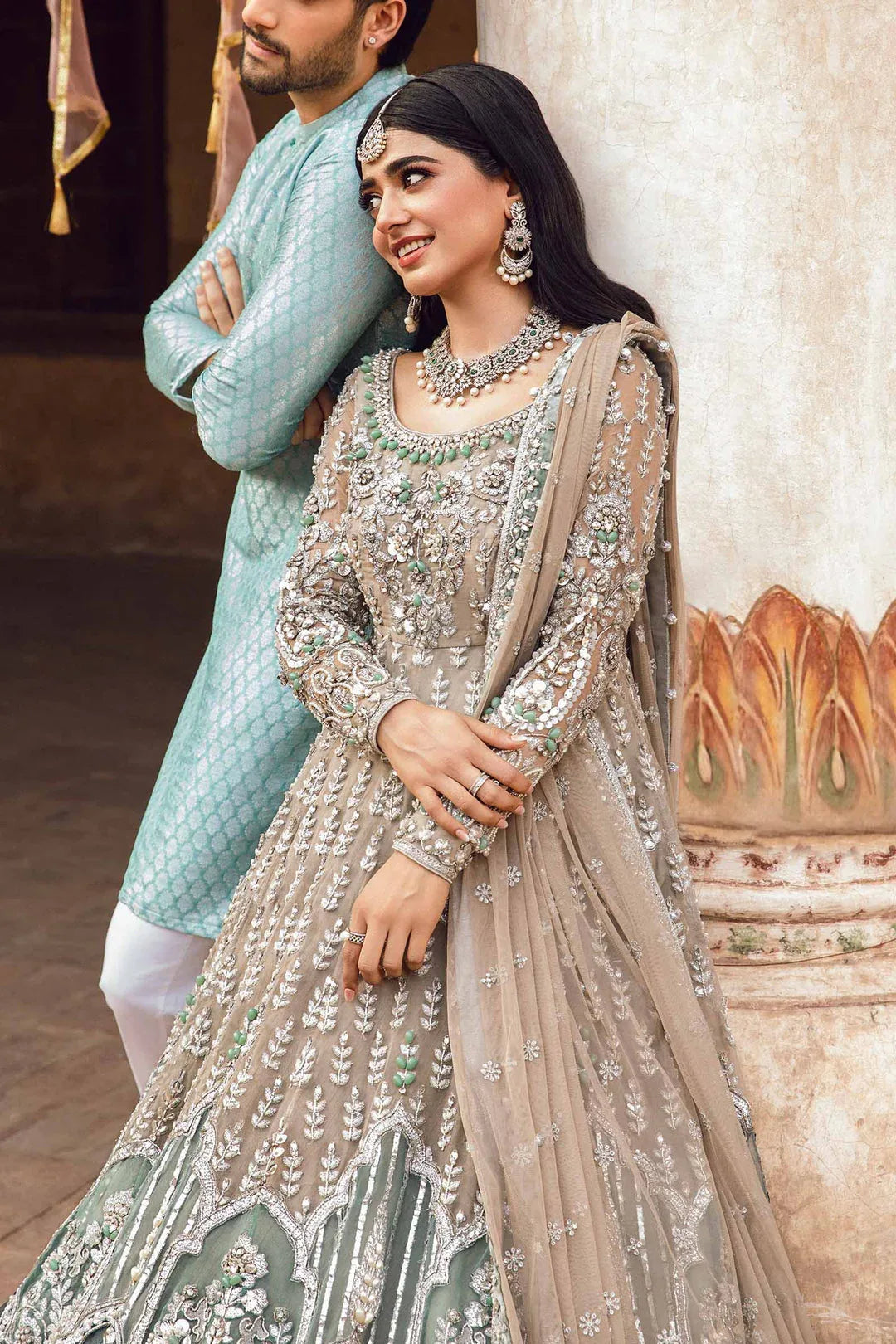 Maria B | Bridal Couture | Mehrinoz - Aqsa Fabrics