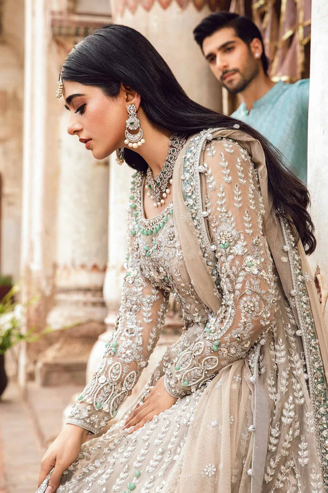 Maria B | Bridal Couture | Mehrinoz - Aqsa Fabrics