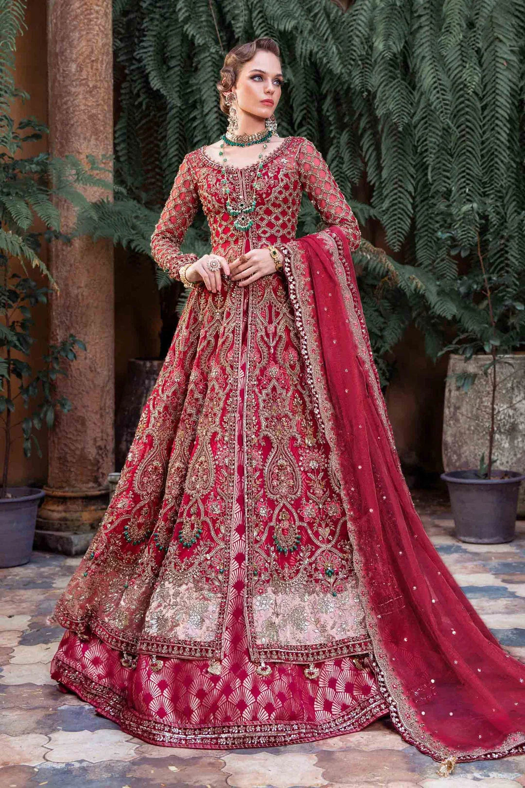 Maria B | Bridal Couture | Navera - Aqsa Fabrics