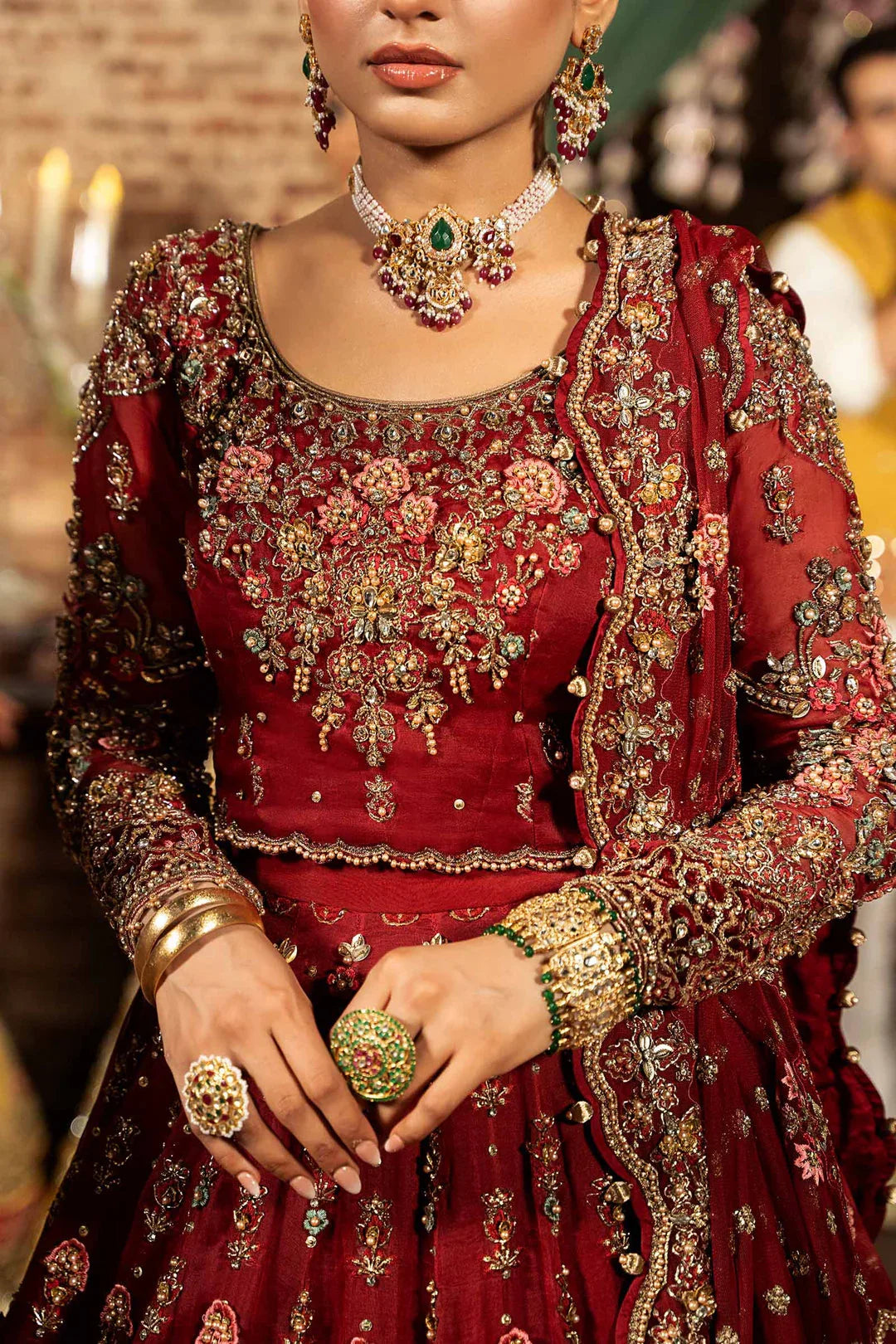 Maria B | Bridal Couture | Roza - Aqsa Fabrics