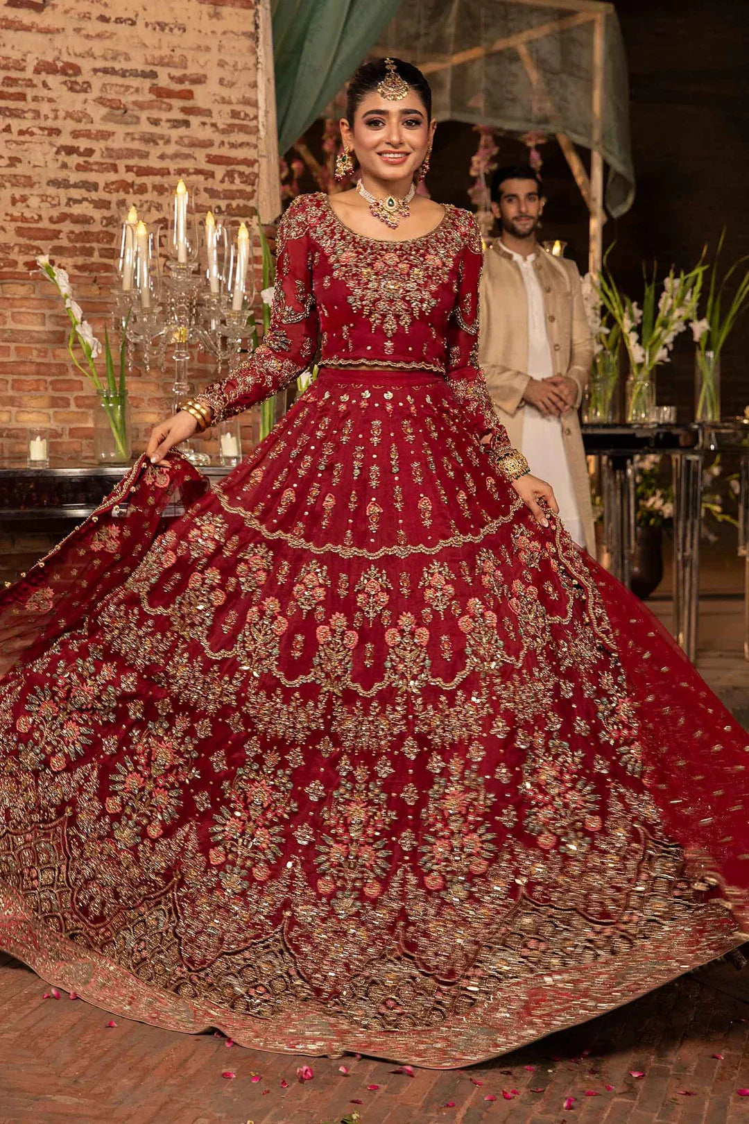 Maria B | Bridal Couture | Roza - Aqsa Fabrics