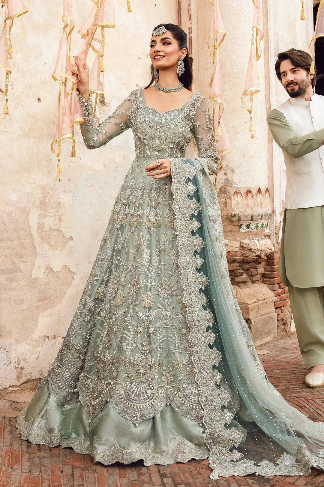 Maria B | Bridal Couture | Sevara - Aqsa Fabrics