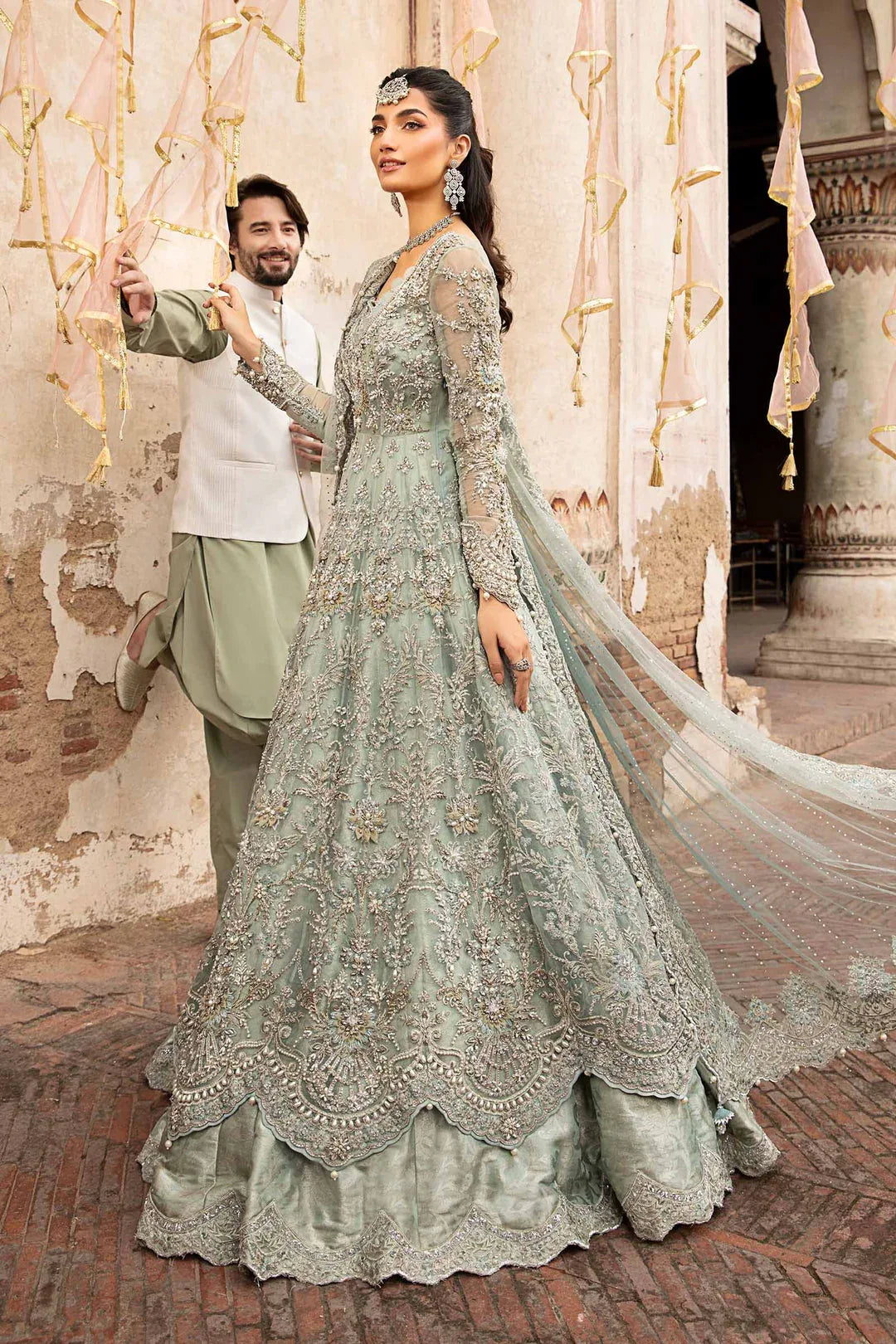 Maria B | Bridal Couture | Sevara - Aqsa Fabrics