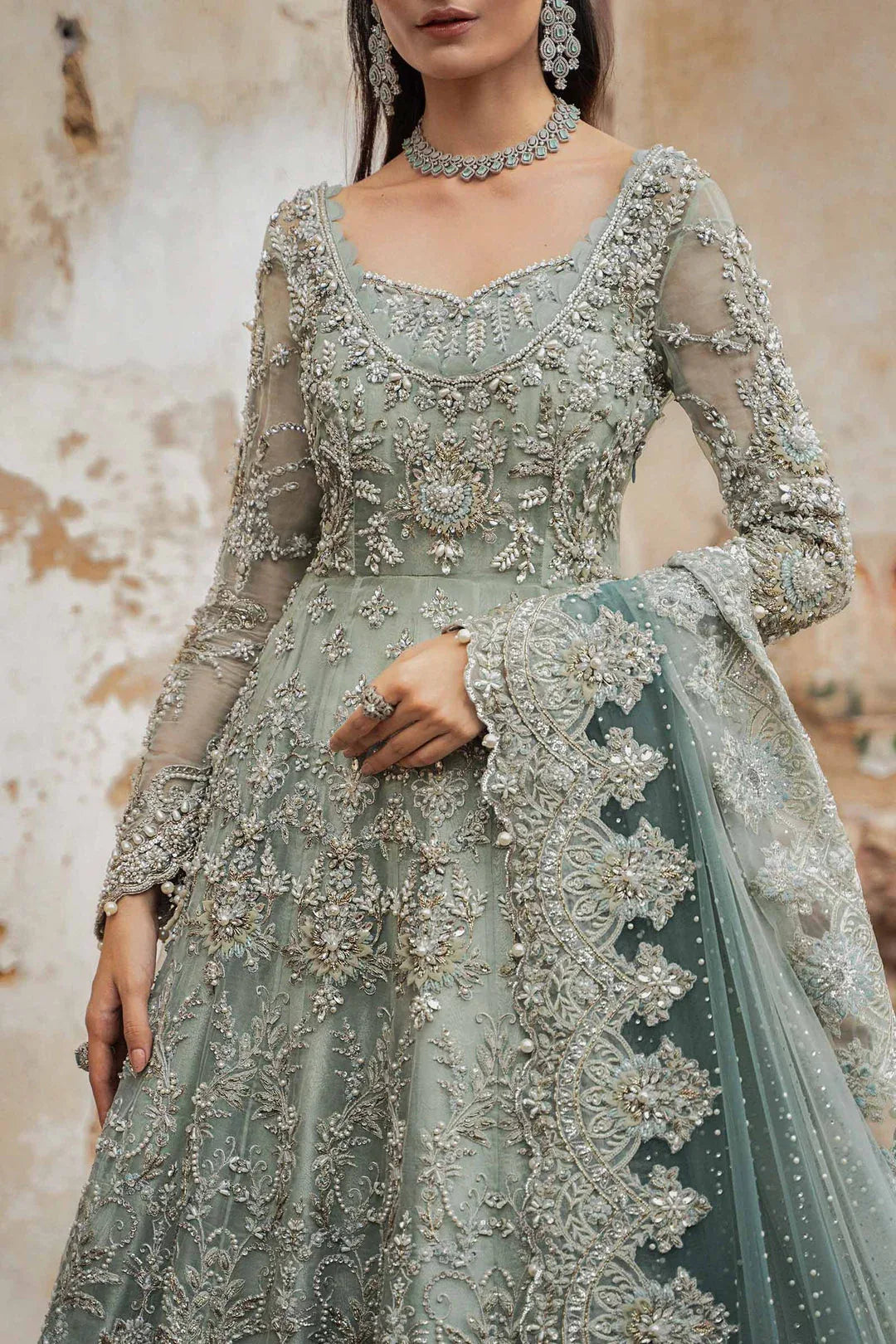 Maria B | Bridal Couture | Sevara - Aqsa Fabrics