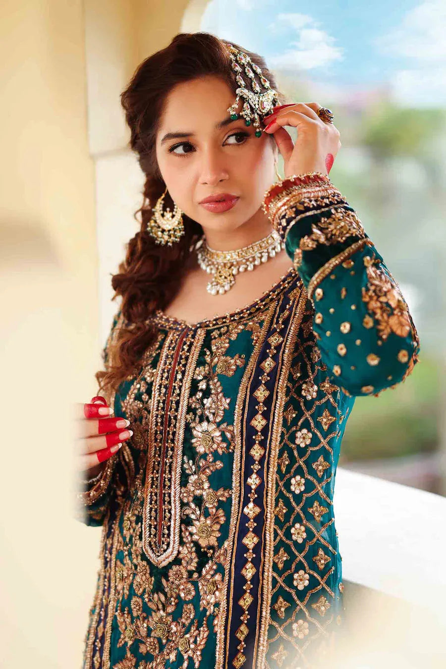 Maria B | Bridal Formals | Begum Jahanara - Aqsa Fabrics