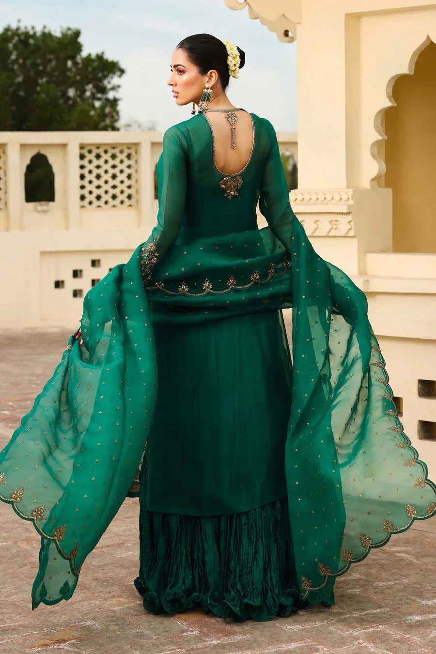 Maria B | Bridal Formals | Zamrood Ara - Aqsa Fabrics