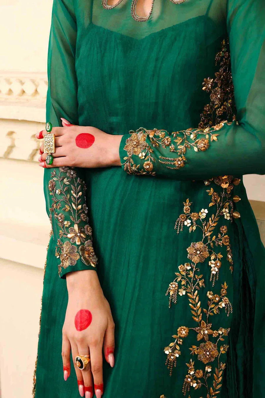 Maria B | Bridal Formals | Zamrood Ara - Aqsa Fabrics