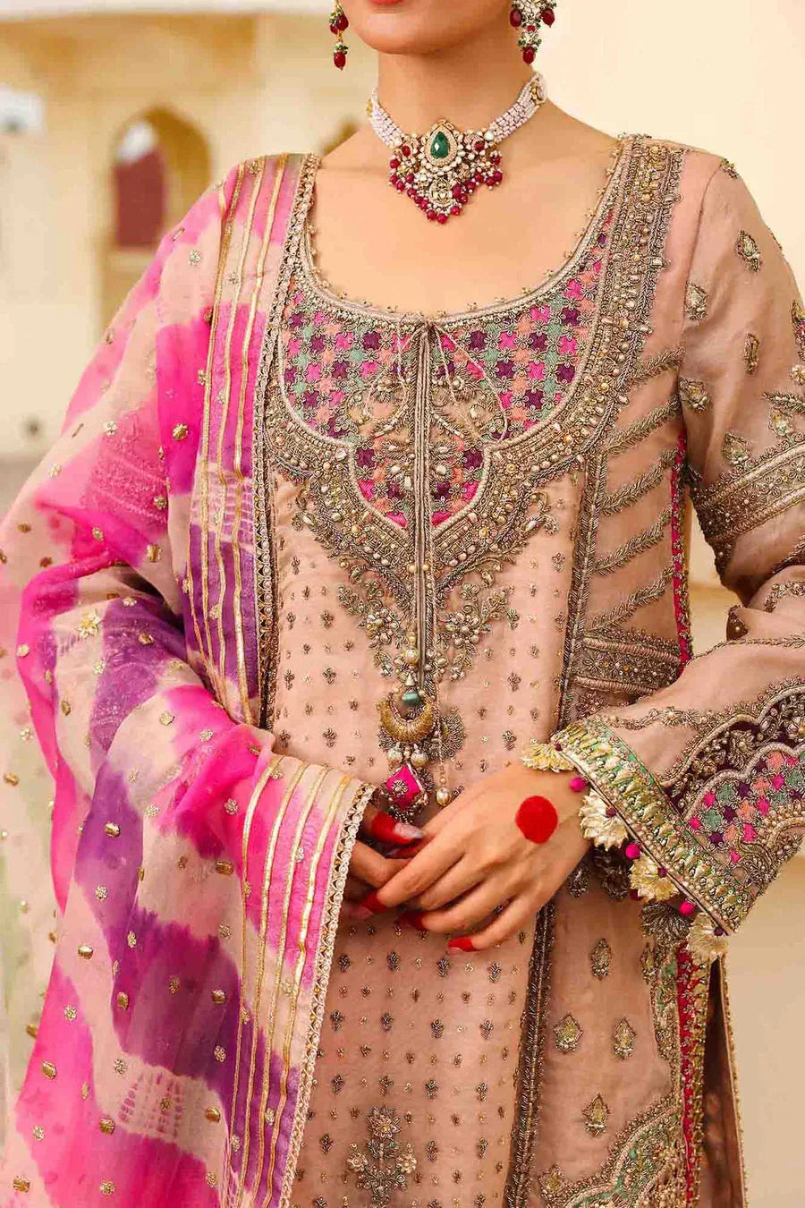 Maria B | Bridal Formals | Zeenat-un-Nisa - Aqsa Fabrics