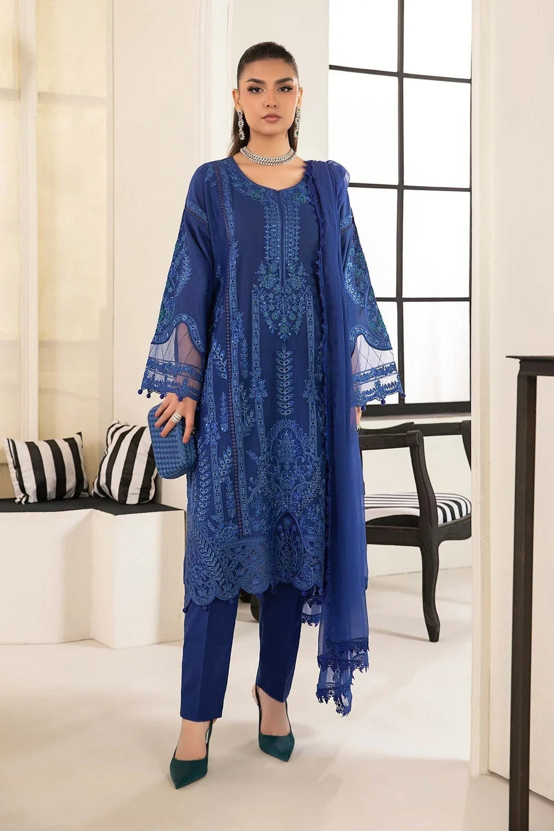 Maria B | Casual Pret 2024 | DW-EF24-02 - Aqsa Fabrics