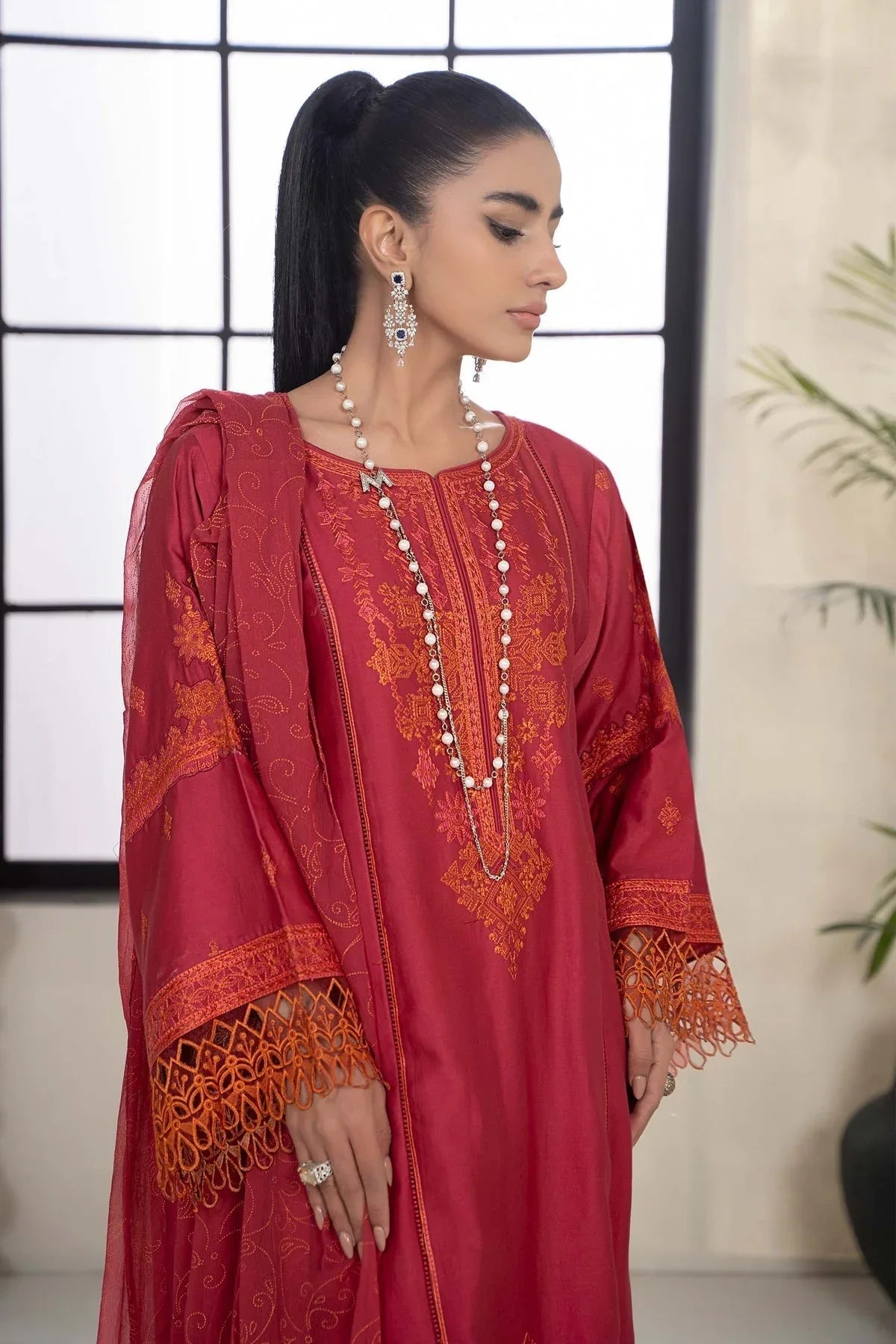 Maria B | Casual Pret 2024 | DW-EF24-103A - Aqsa Fabrics