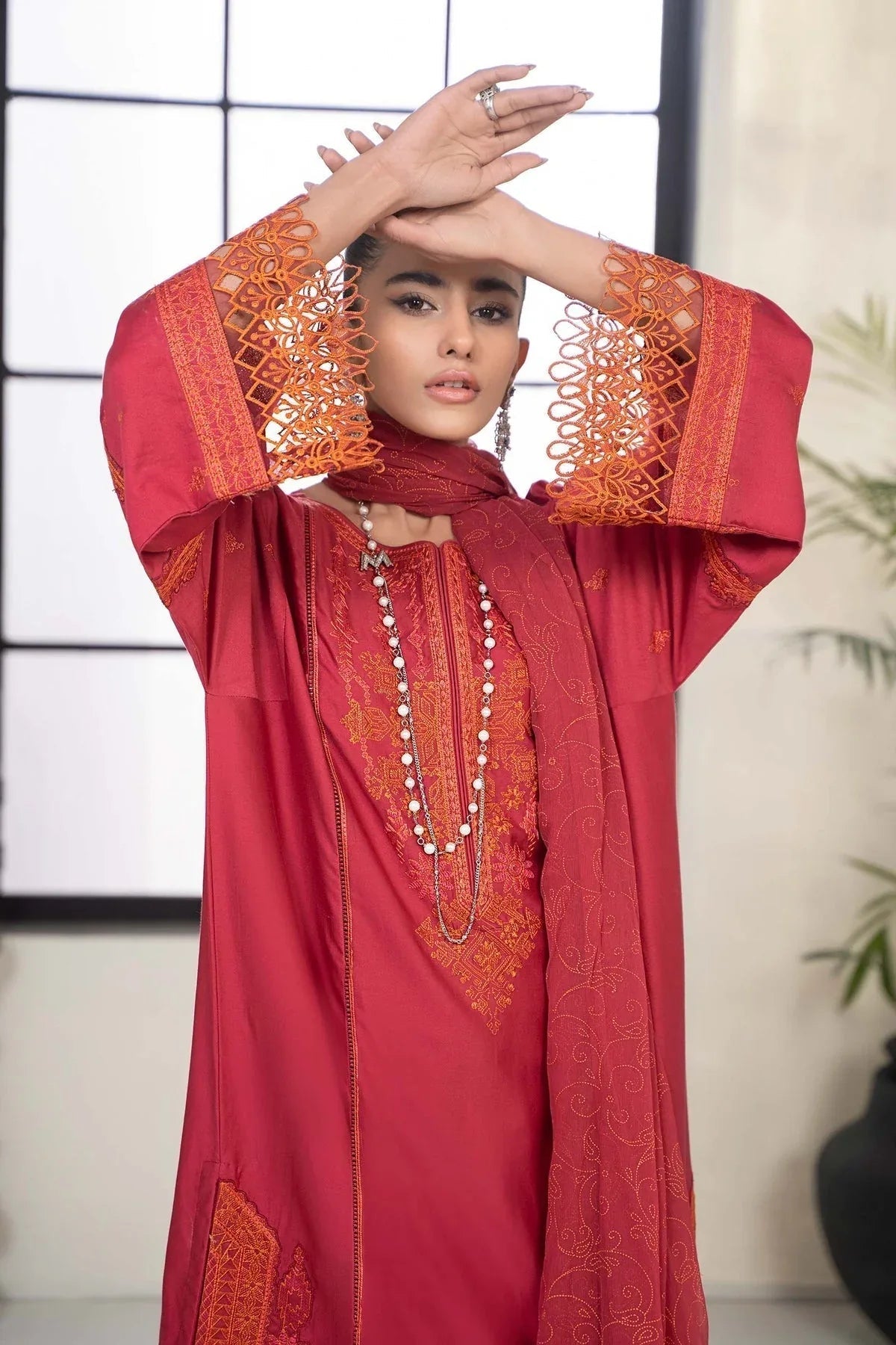 Maria B | Casual Pret 2024 | DW-EF24-103A - Aqsa Fabrics