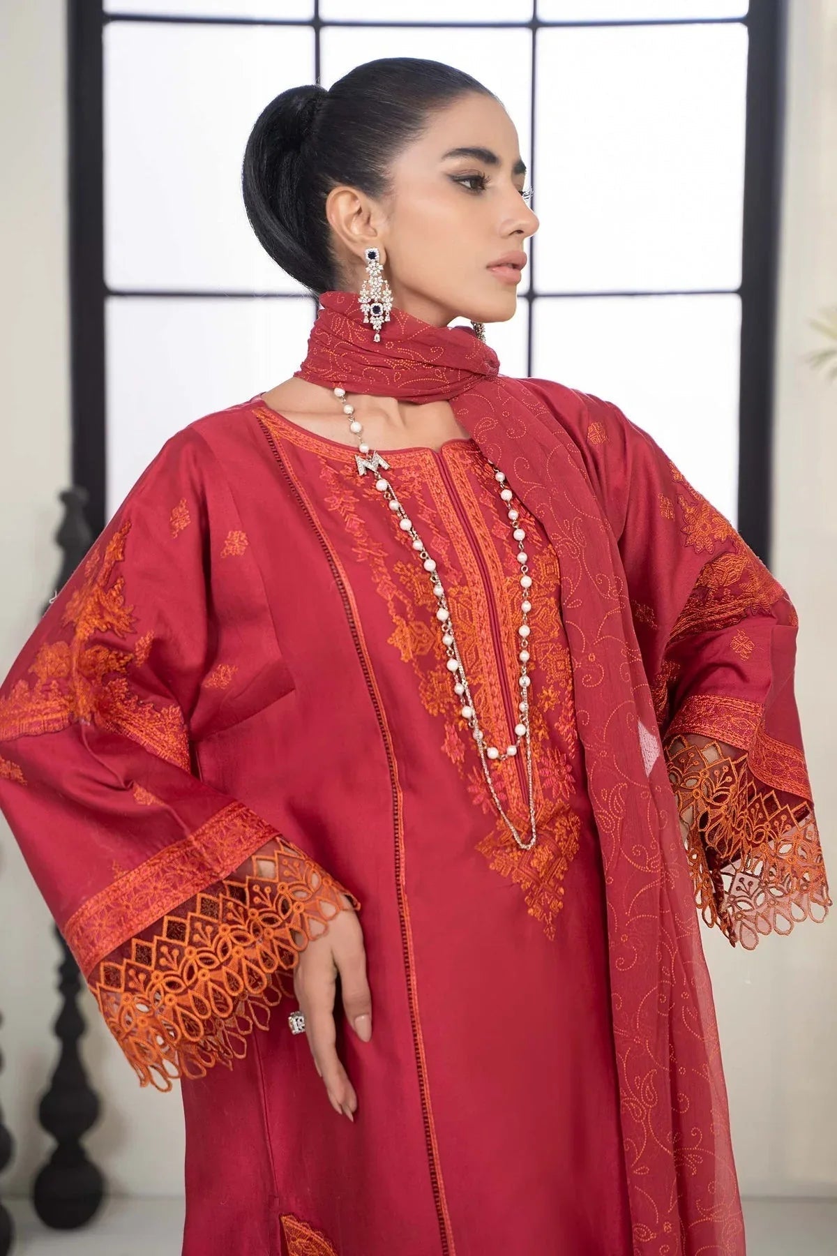 Maria B | Casual Pret 2024 | DW-EF24-103A - Aqsa Fabrics