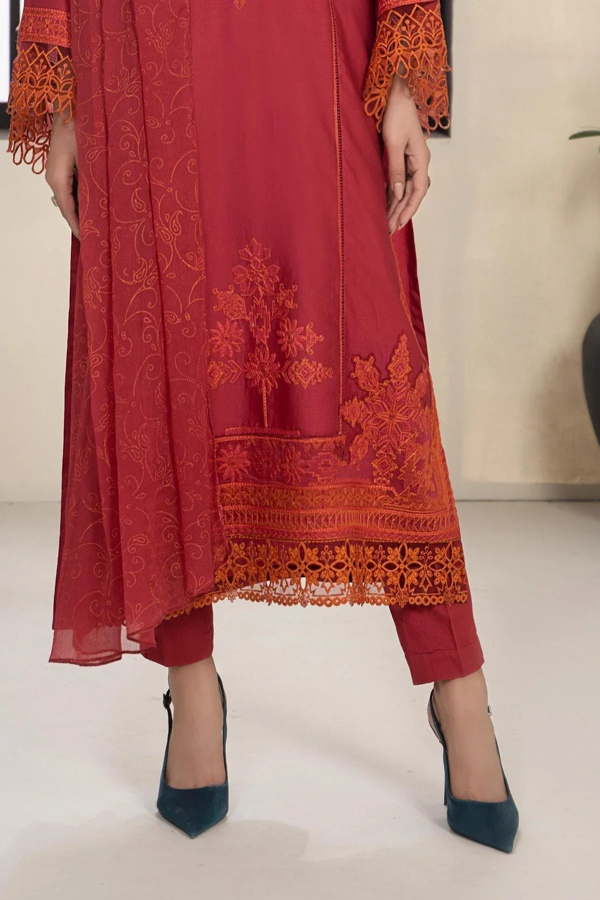 Maria B | Casual Pret 2024 | DW-EF24-103A - Aqsa Fabrics