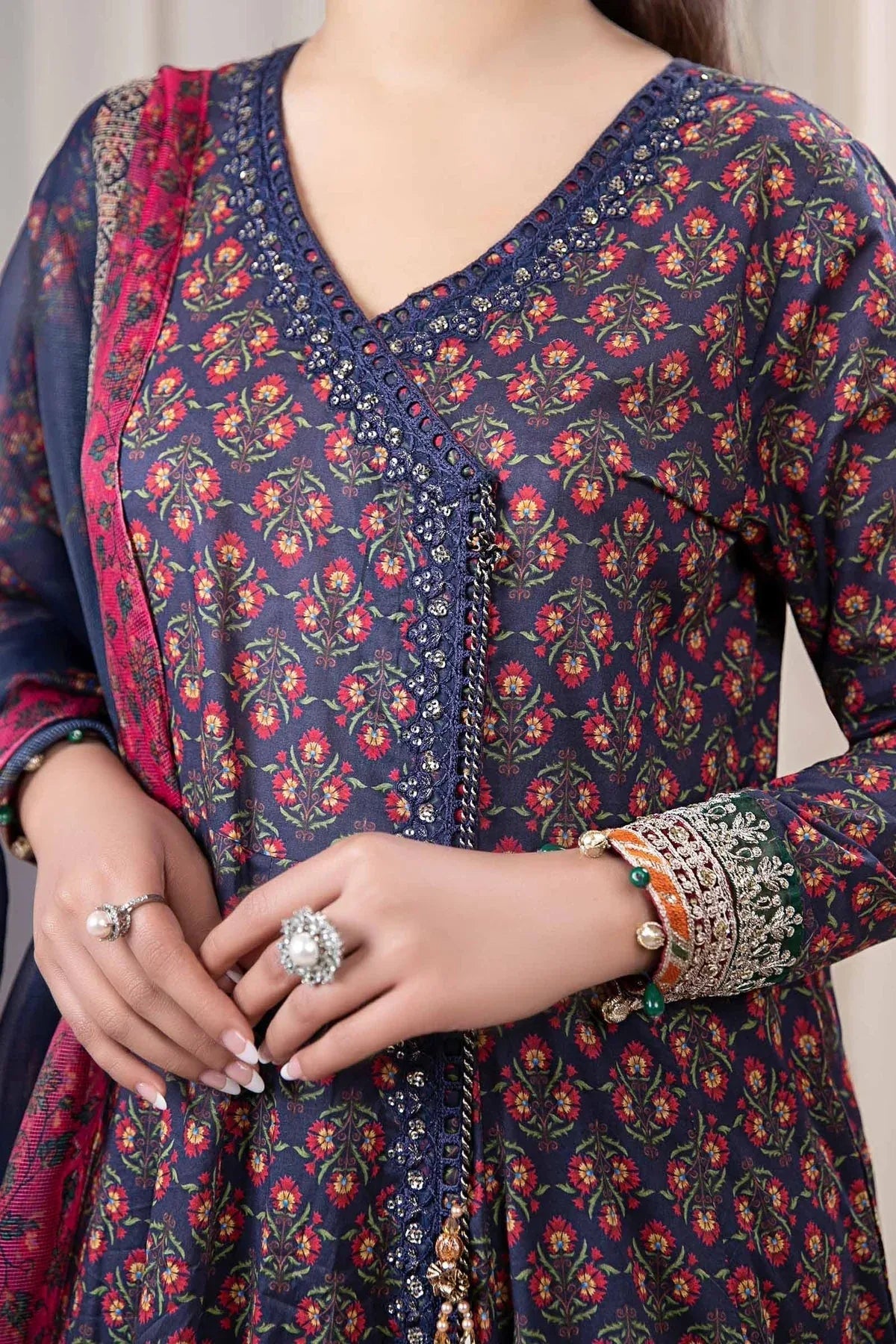 Maria B | Casual Pret 2024 | DW-EF24-106 - Aqsa Fabrics