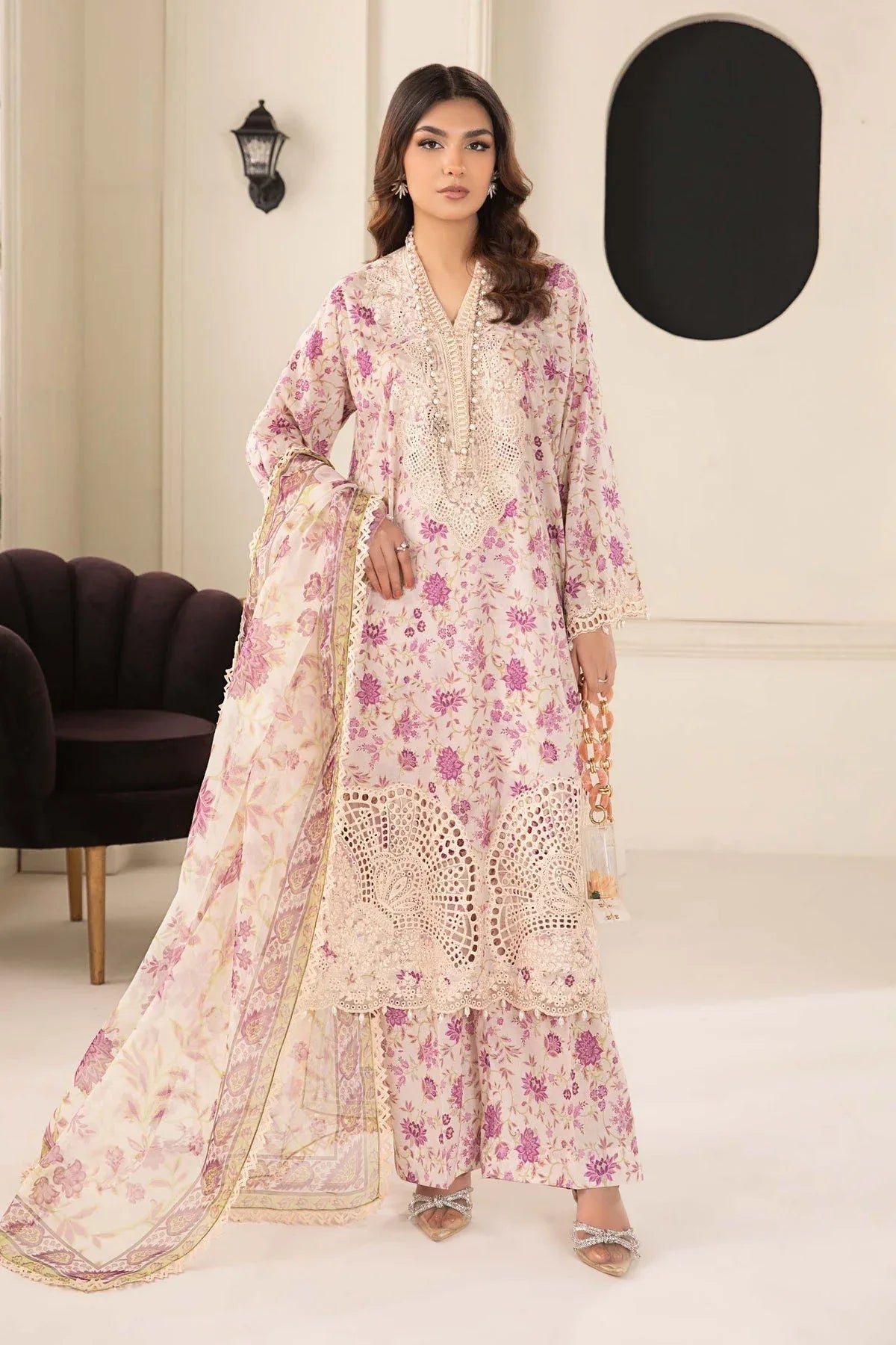 Maria B | Casual Pret 2024 | DW-EF24-108 - Aqsa Fabrics