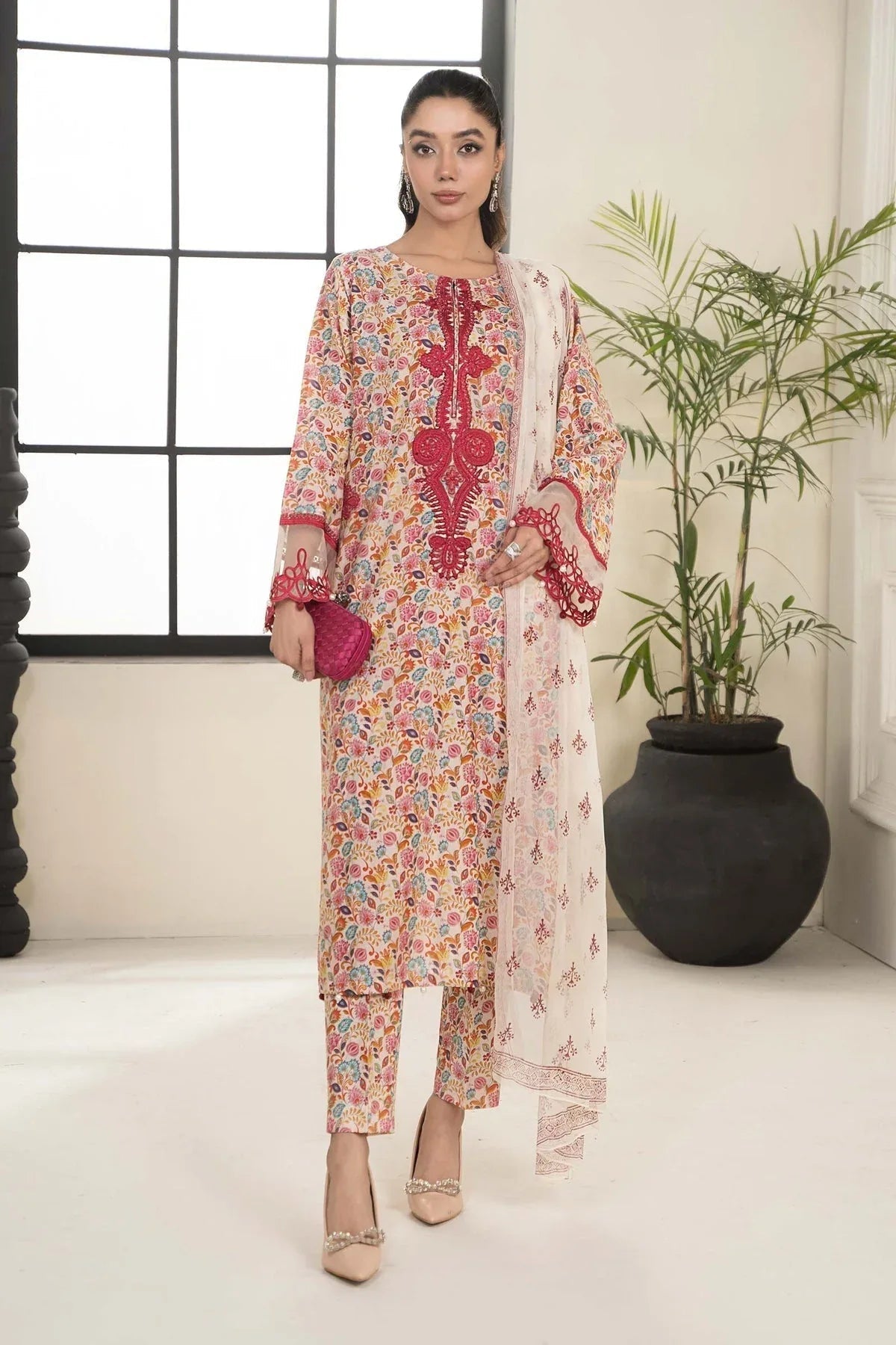 Maria B | Casual Pret 2024 | DW-EF24-112 - Aqsa Fabrics
